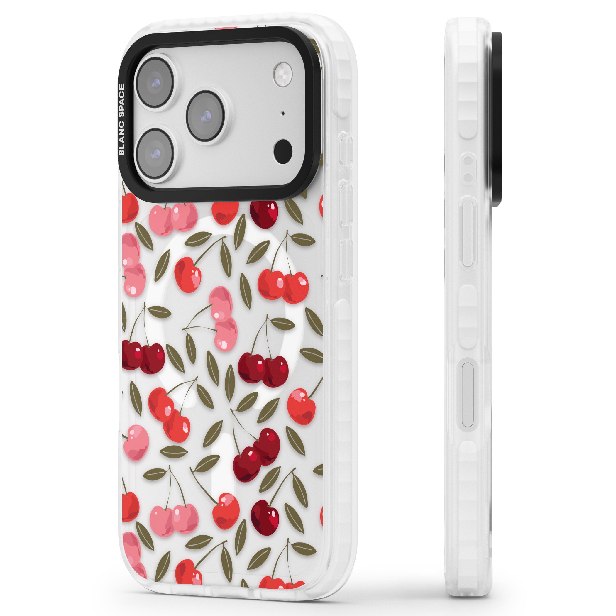 Cherry On Top iPhone 17 Pro Impact Pro Clear Phone Case Side Profile