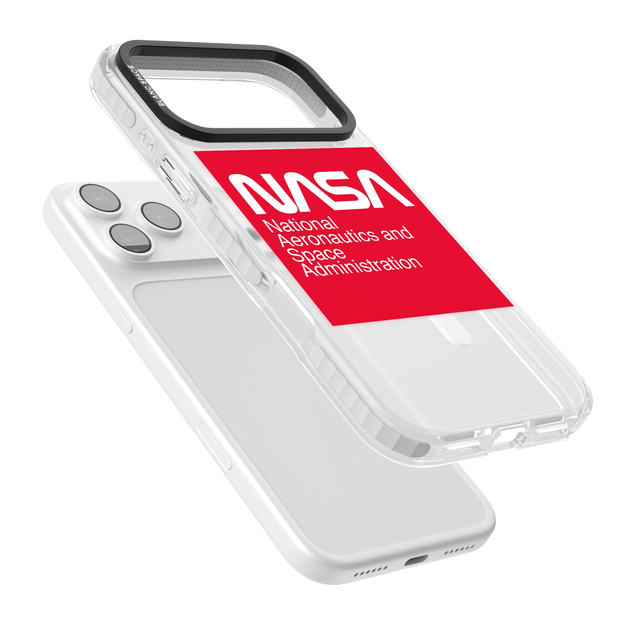 Nasa The Worm Box iPhone 17 Pro Impact Pro Clear Phone Case Colours