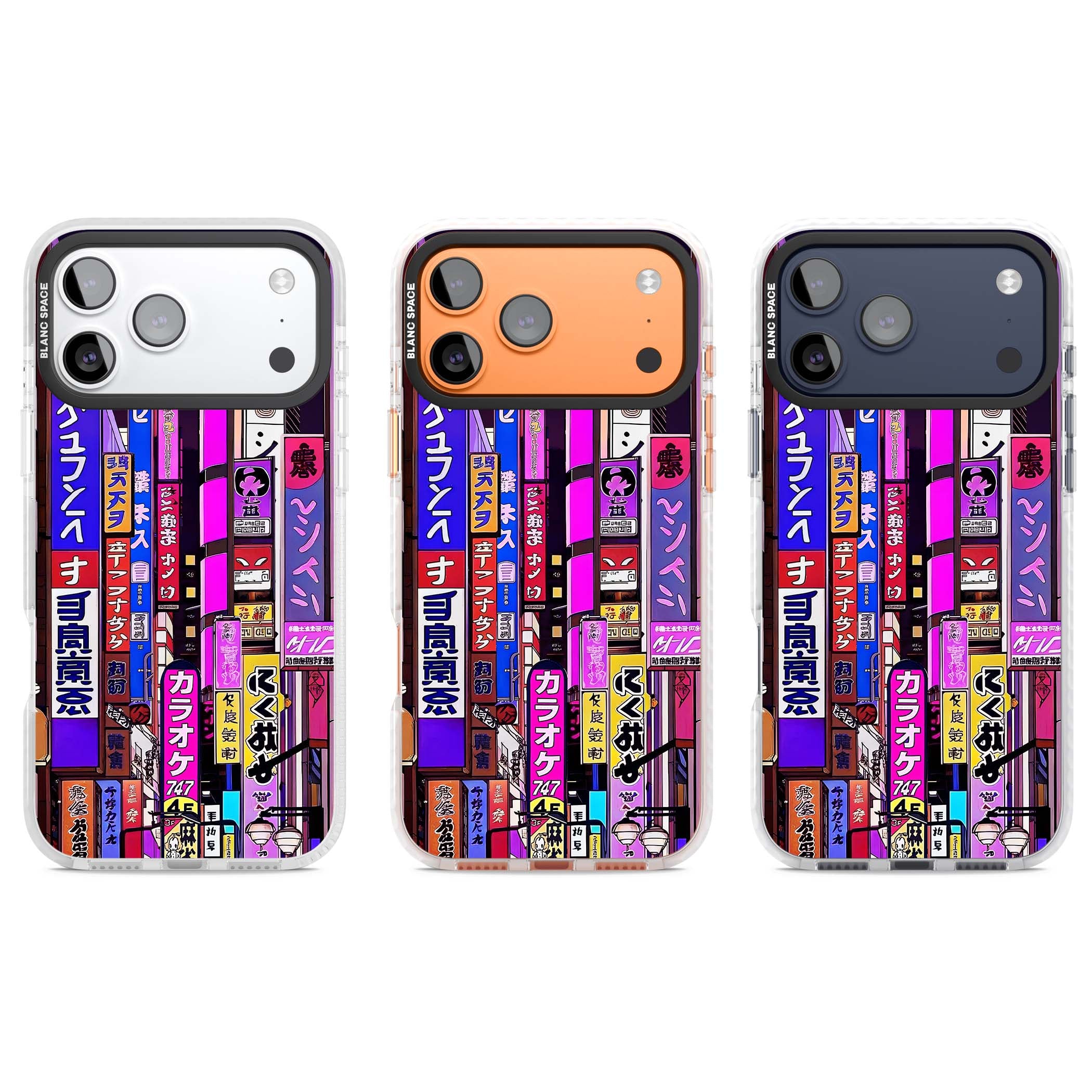 NEON NIGHT anime iPhone case | Impact Magsafe case for iPhone 17 Pro, iPhone 17 Pro Max