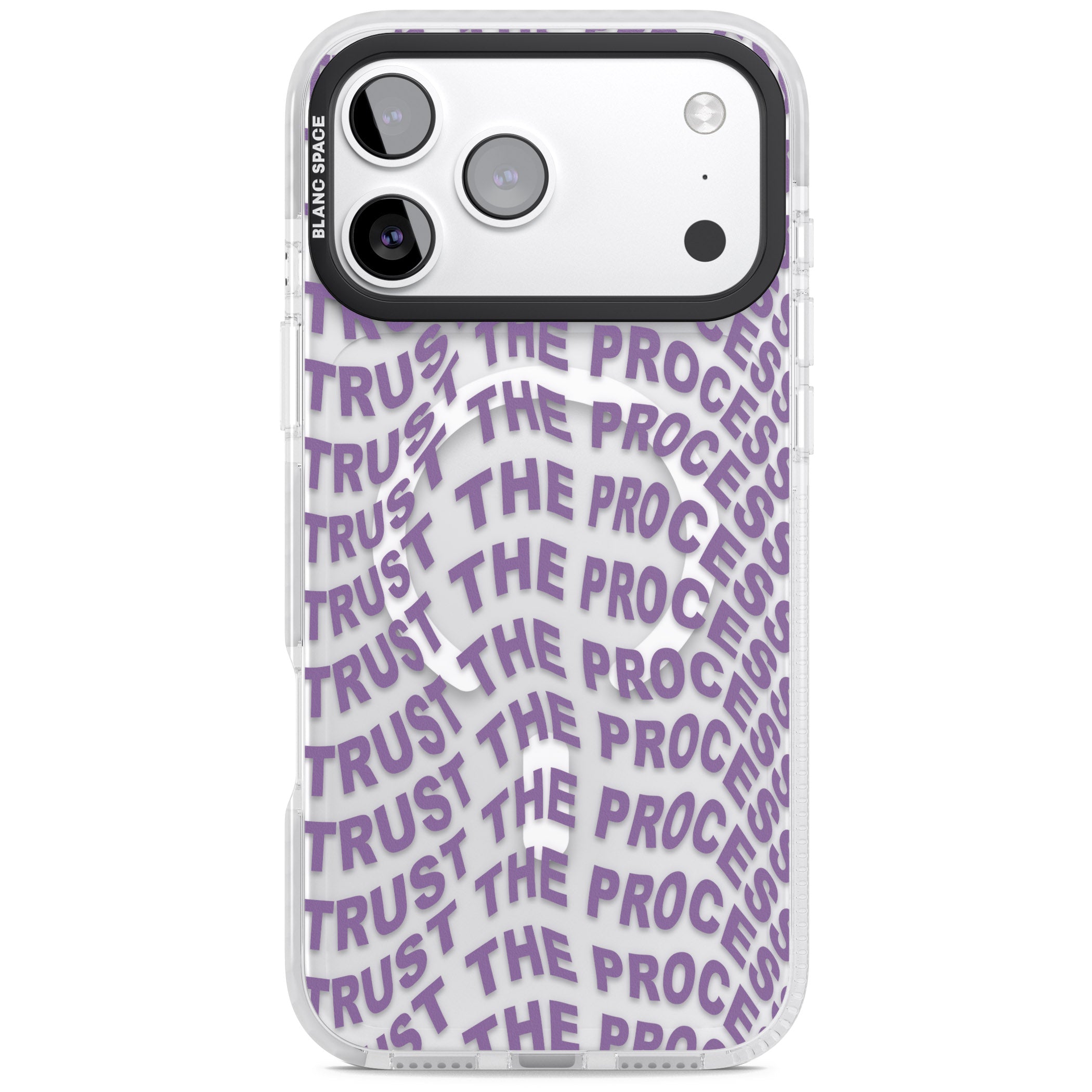Trust The Process iPhone 17 Pro Impact Pro Clear Phone Case