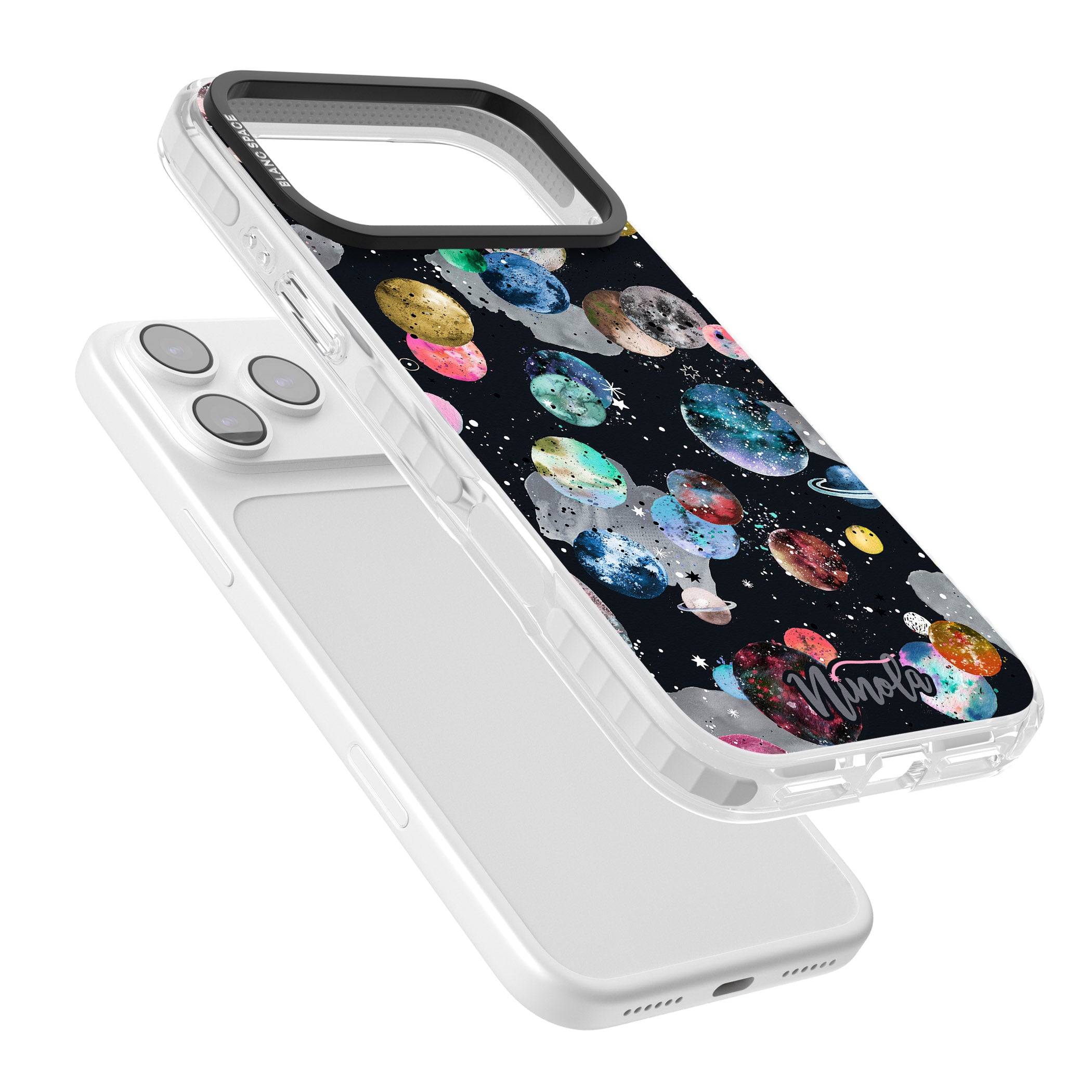 Cosmic Galaxy iPhone 17 Pro Impact Pro Clear Phone Case Colours