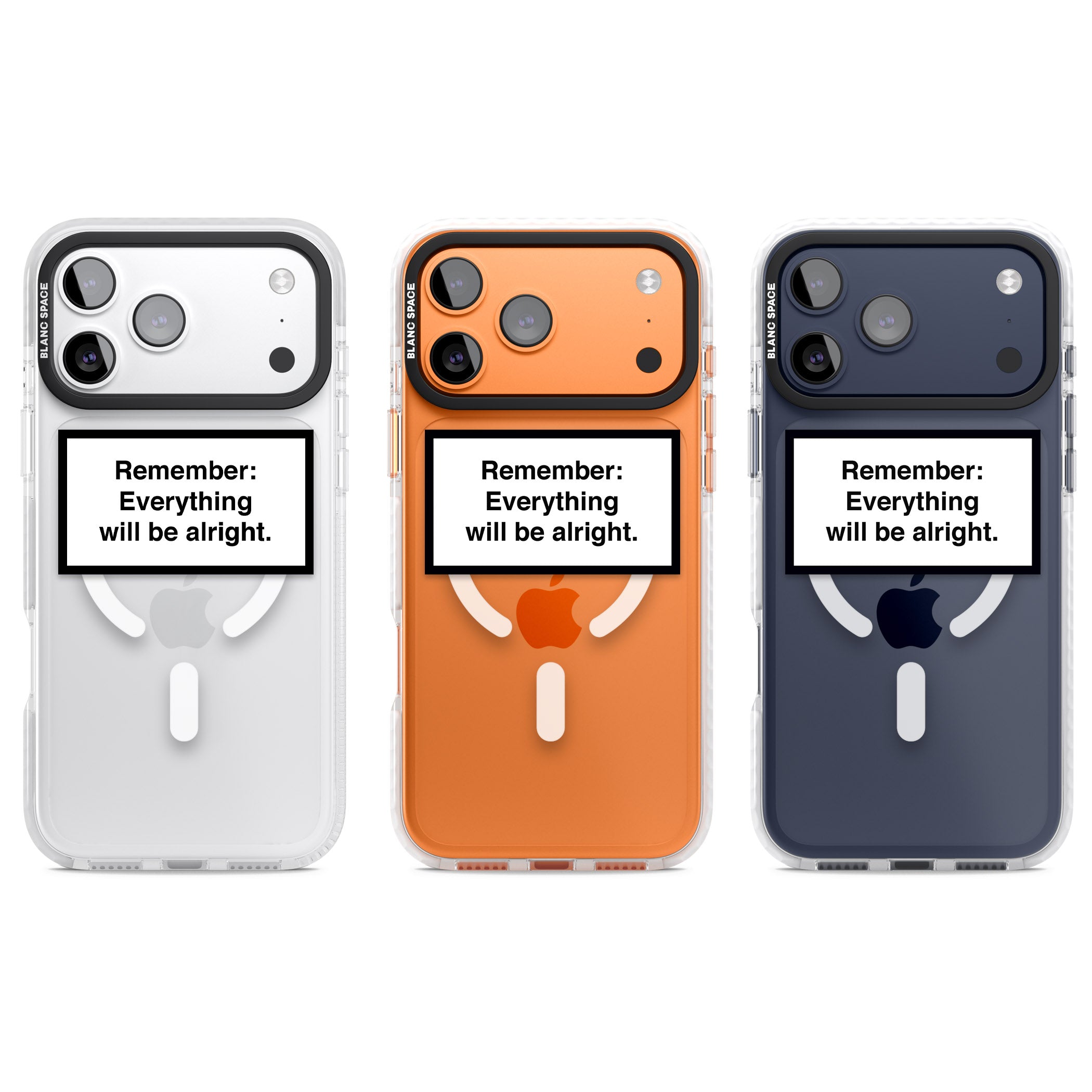 Everything Will Be Alright iPhone 17 Pro Impact Pro Clear Phone Case APT Impact Protection