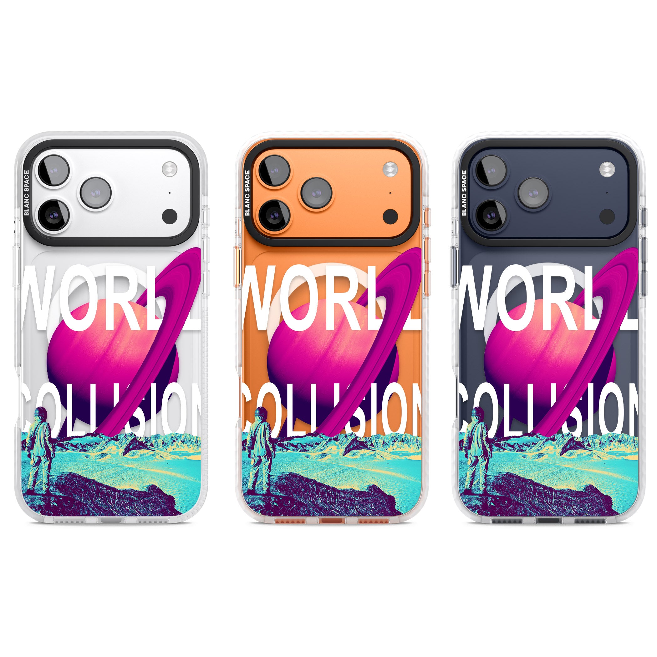 World Collision iPhone 17 Pro Impact Pro Clear Phone Case APT Impact Protection