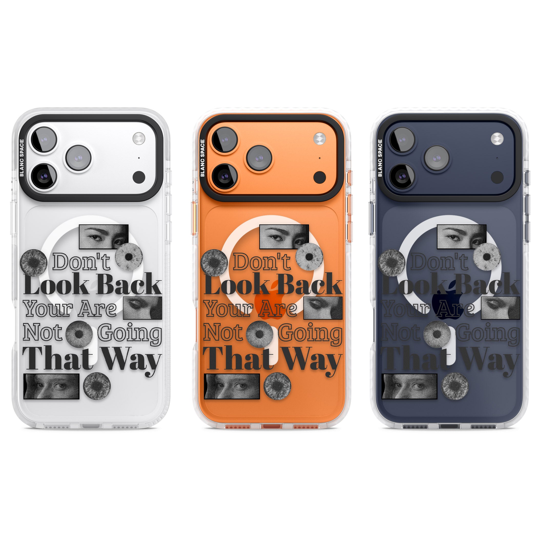 Dont Look Back iPhone 17 Pro Impact Pro Clear Phone Case APT Impact Protection