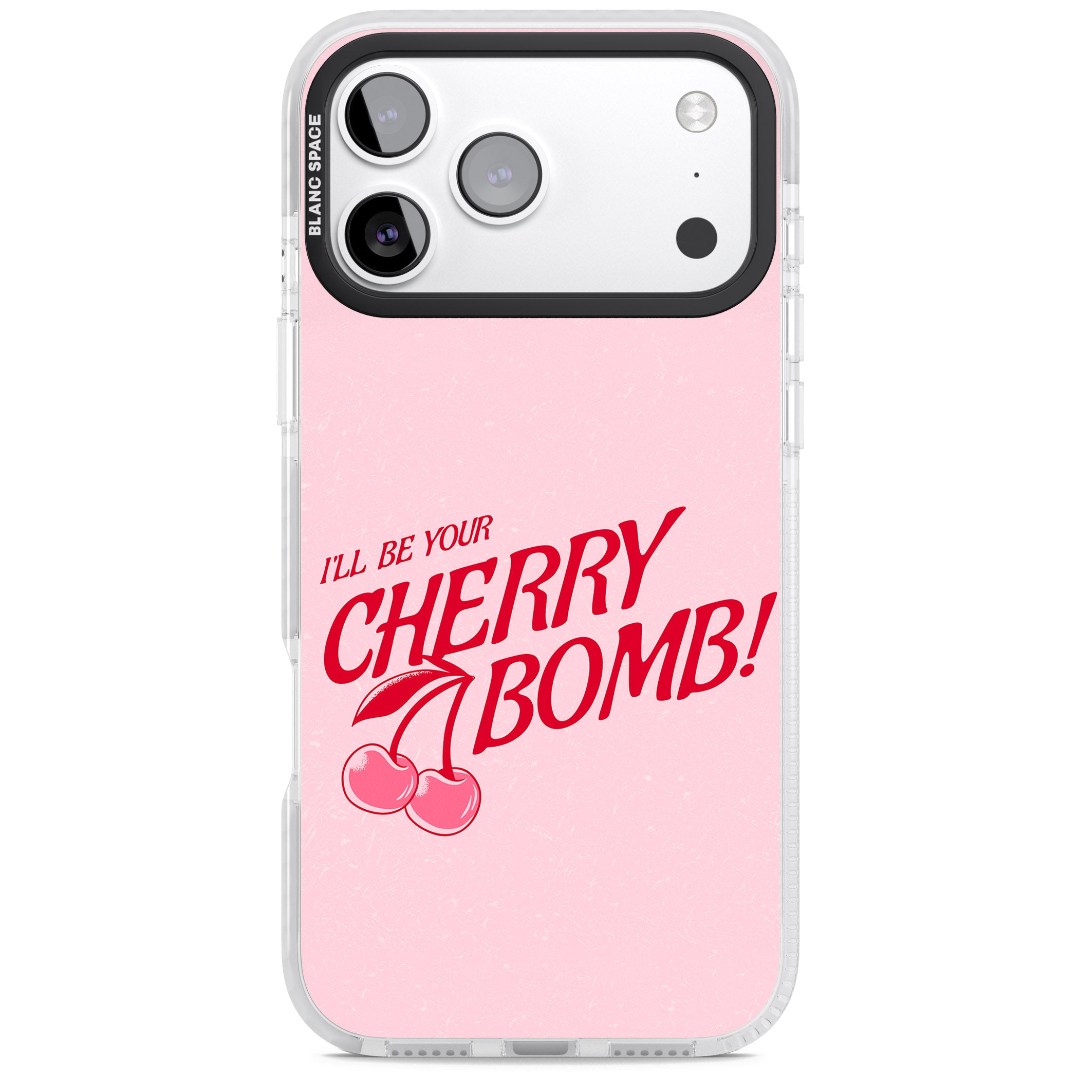 Your Cherry Bomb iPhone 17 Pro Impact Pro Clear Phone Case