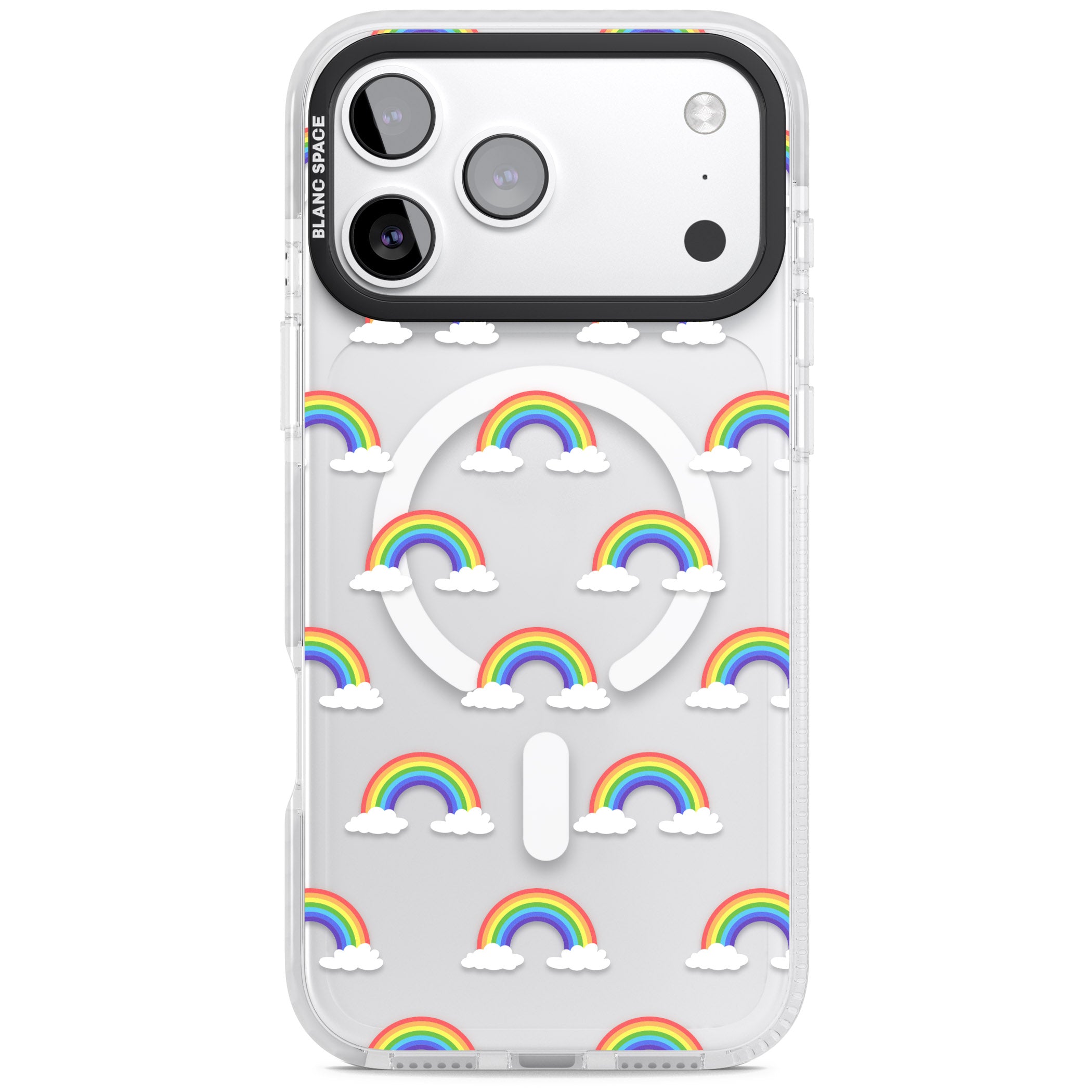 Rainbow Dream iPhone 17 Pro Impact Pro Clear Phone Case