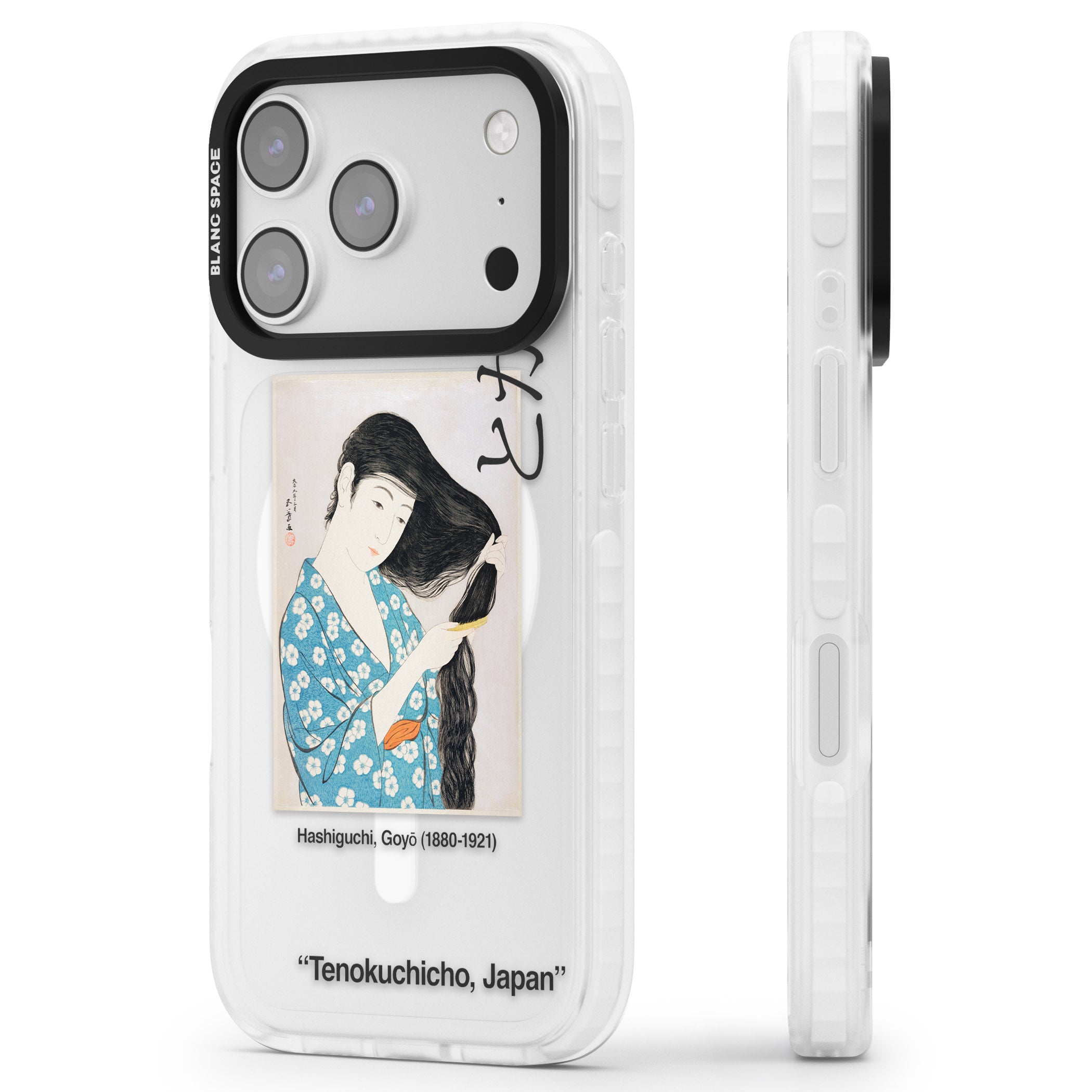 Goyo Hashiguchi iPhone 17 Pro Impact Pro Clear Phone Case Side Profile