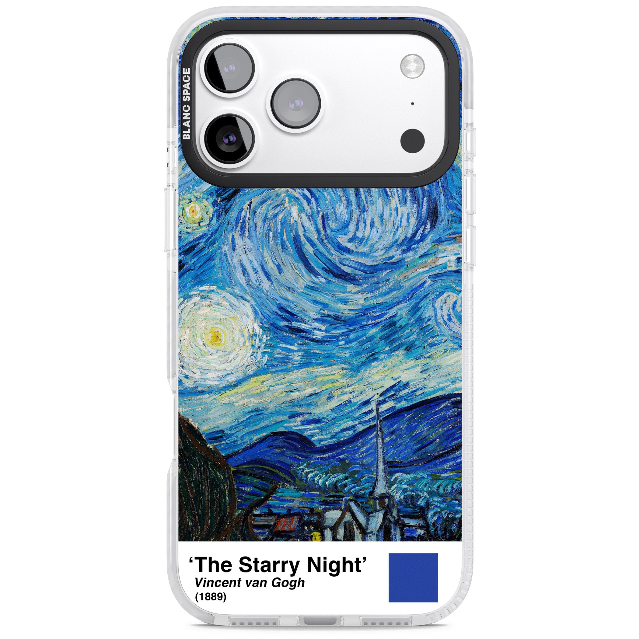 The Starry Night iPhone 17 Pro Impact Pro Clear Phone Case