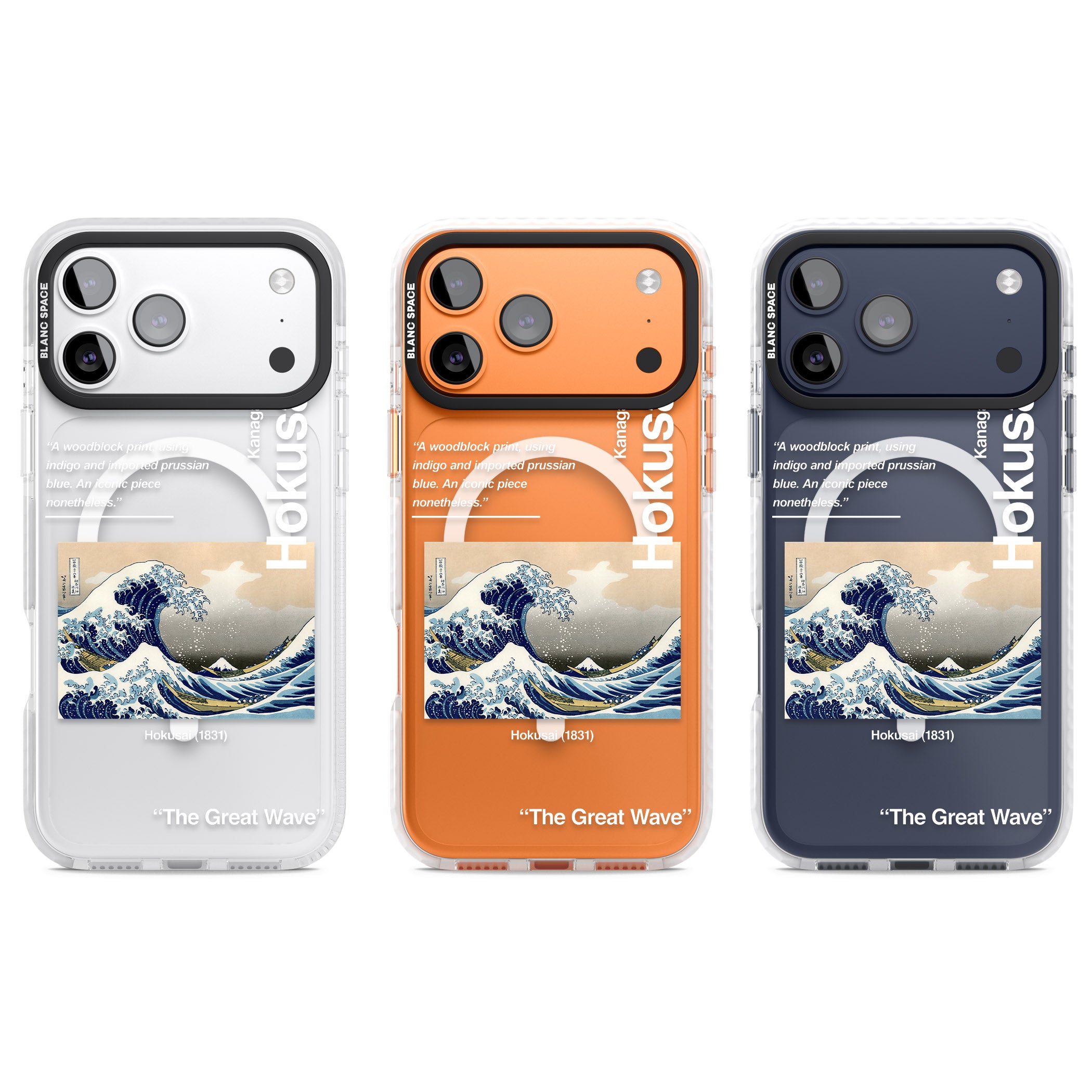 The Great Wave iPhone 17 Pro Impact Pro Clear Phone Case APT Impact Protection