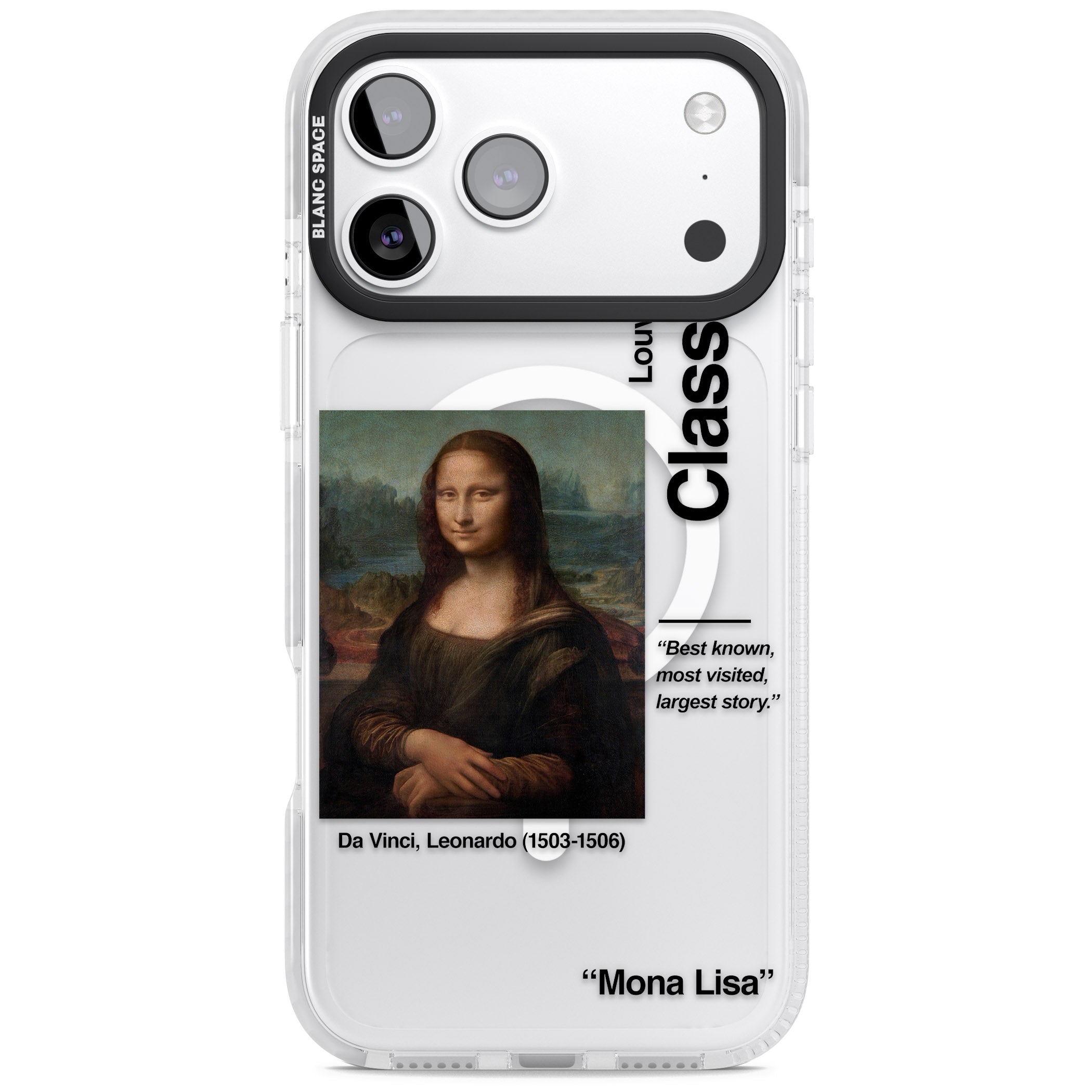 Mona Lisa Leonardo Da Vinci iPhone 17 Pro Impact Pro Clear Phone Case
