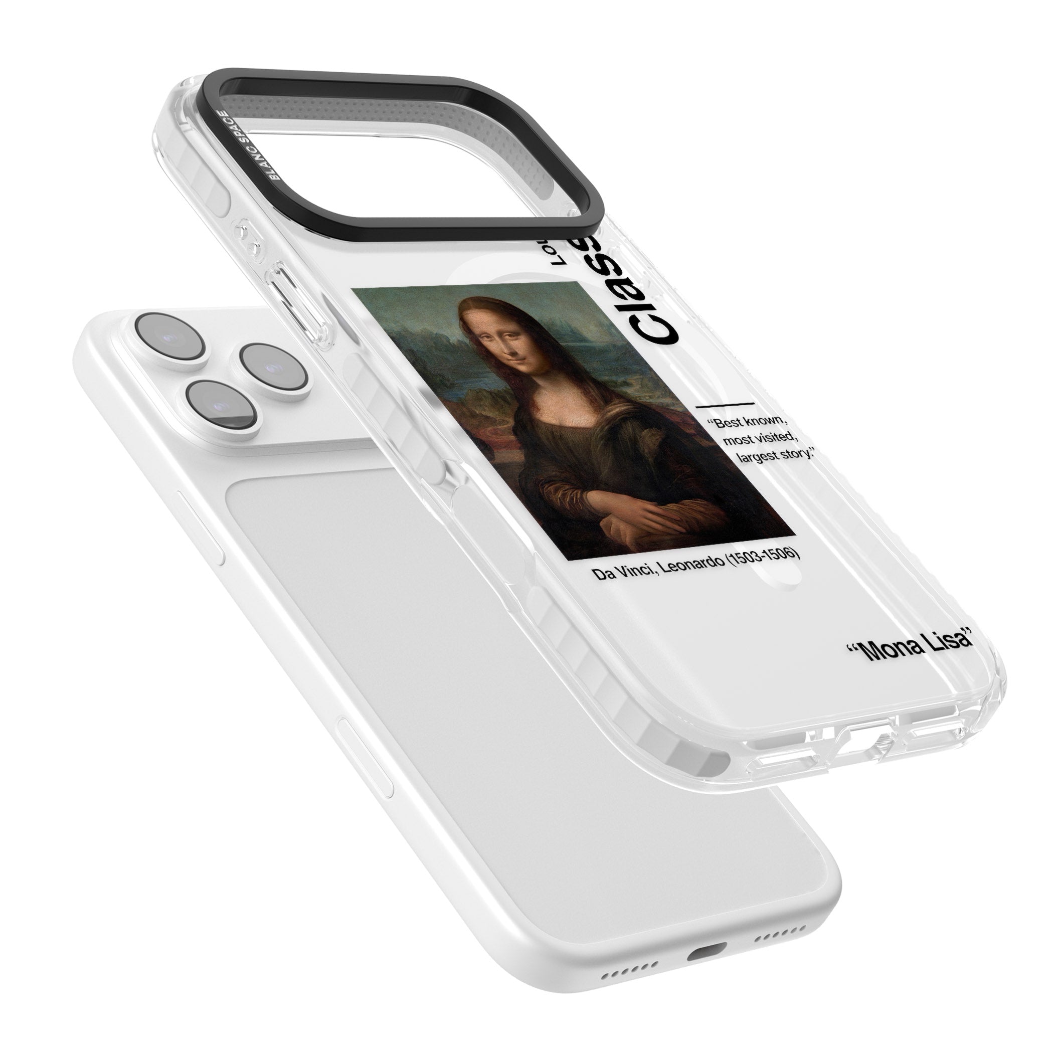 Mona Lisa Leonardo Da Vinci iPhone 17 Pro Impact Pro Clear Phone Case Colours