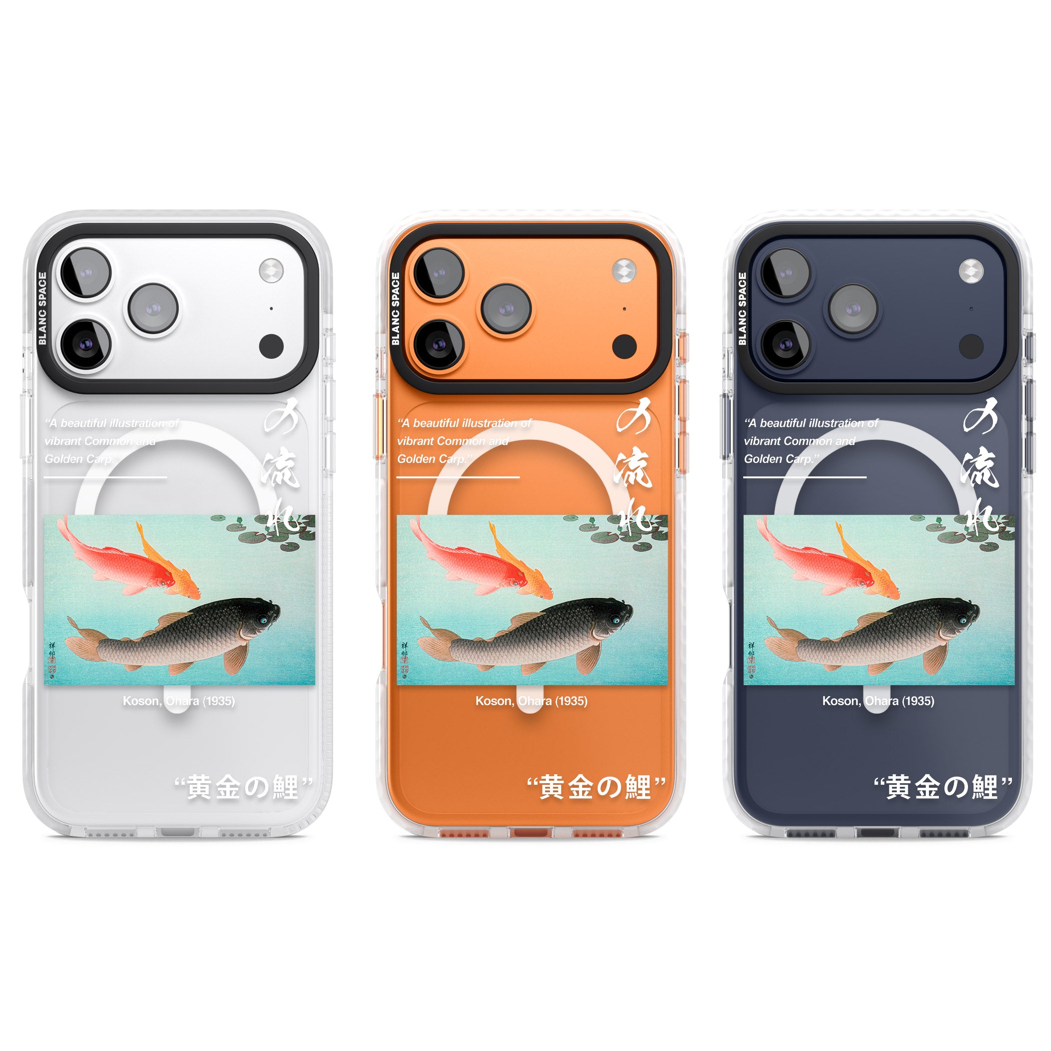 Golden Carp iPhone 17 Pro Impact Pro Clear Phone Case APT Impact Protection