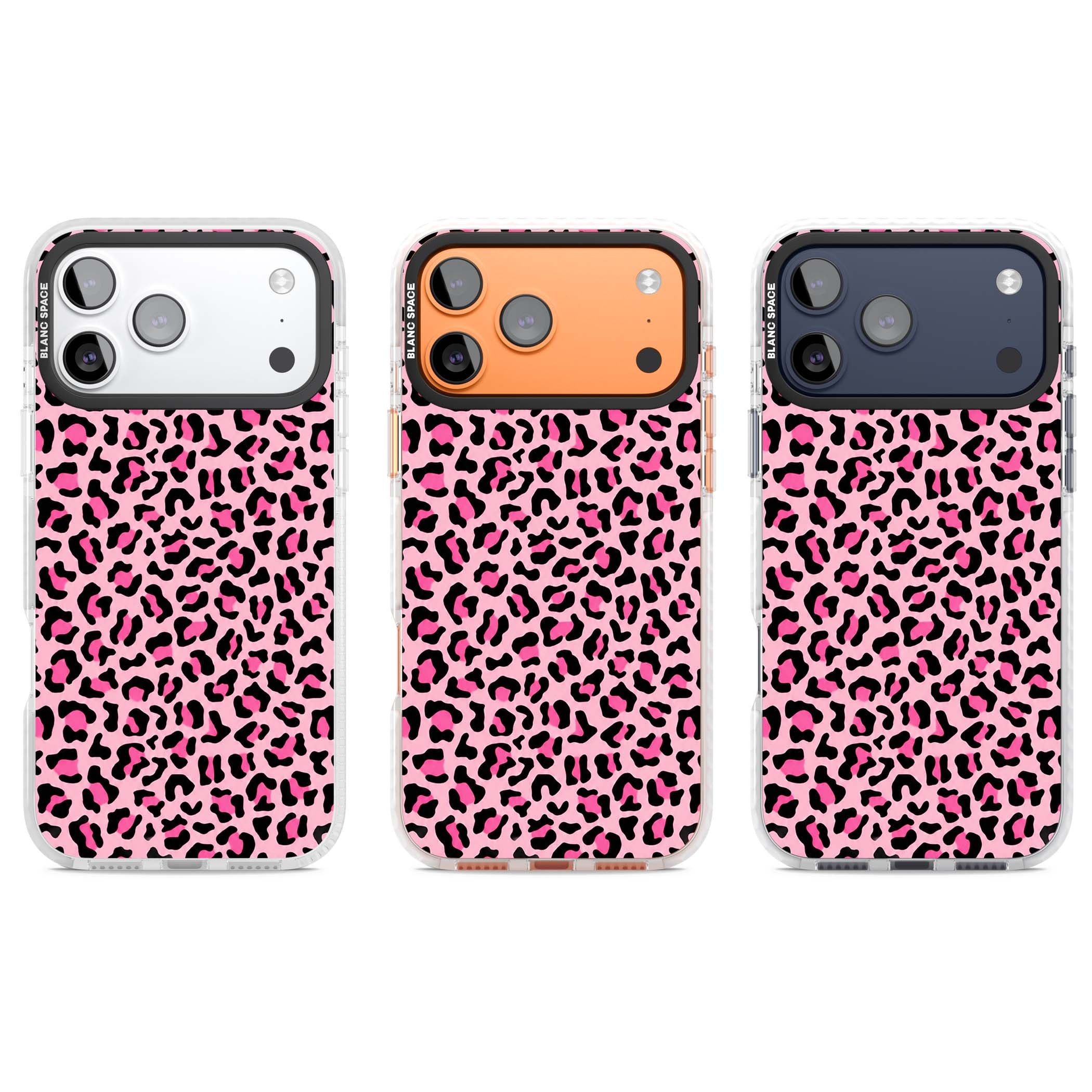 Pink Leopard baddie iPhone case | Impact Magsafe case for iPhone 17 Pro, iPhone 17 Pro Max