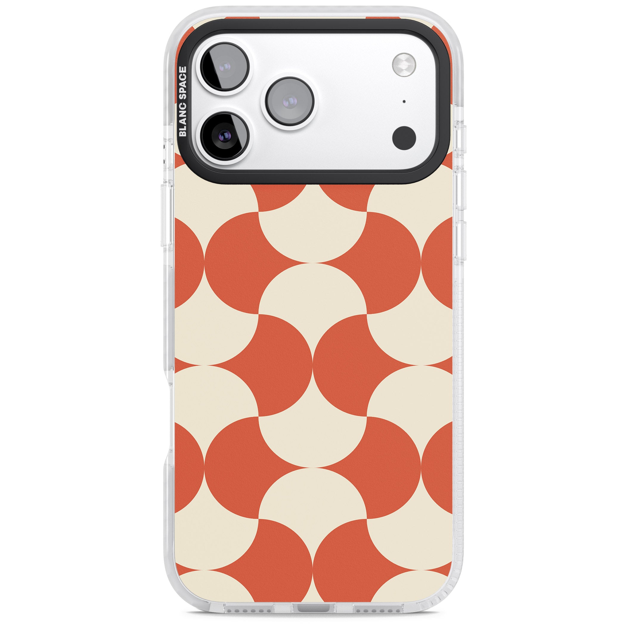 Abstract Retro Shapes iPhone 17 Pro Impact Pro Clear Phone Case