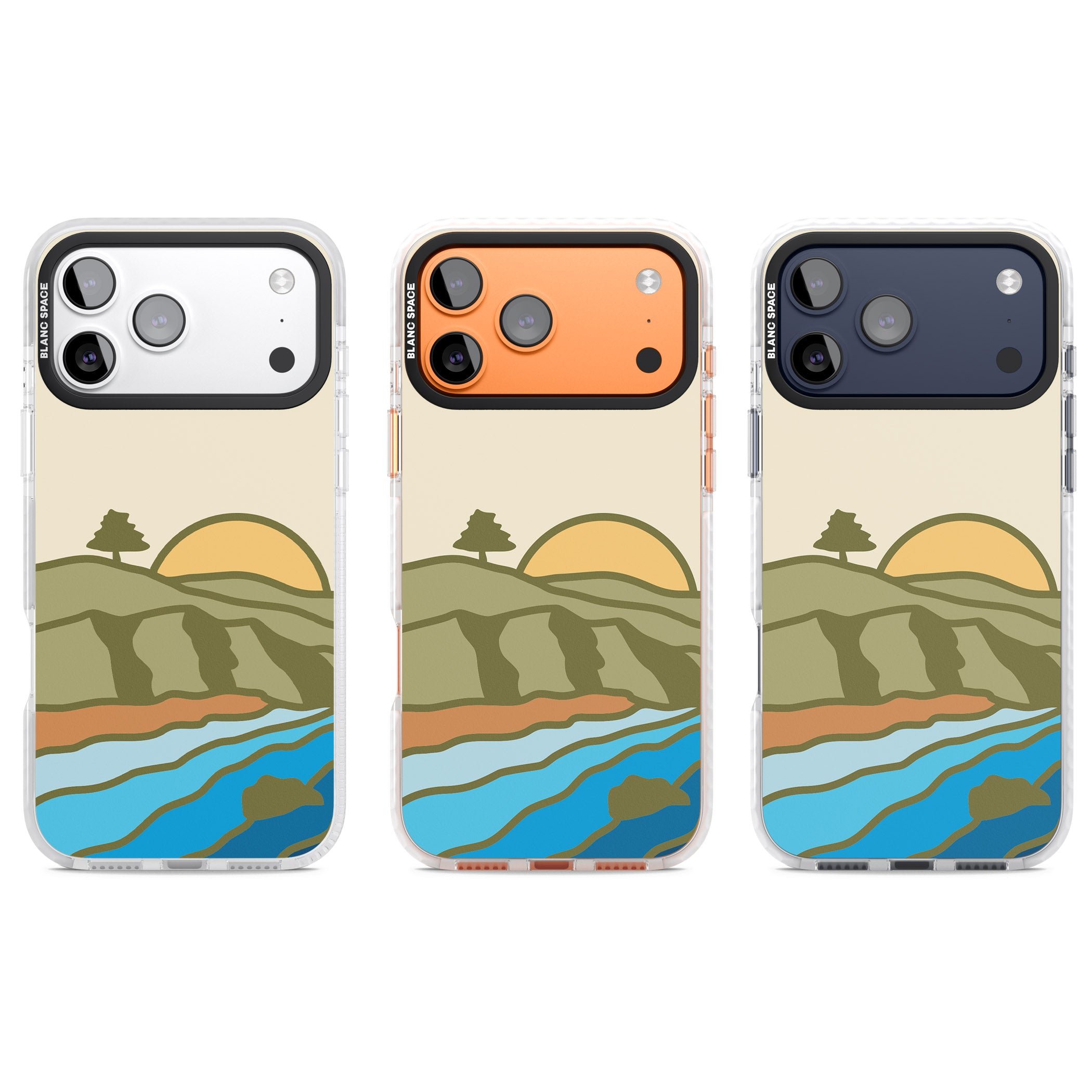 North Sunset iPhone 17 Pro Impact Pro Clear Phone Case APT Impact Protection