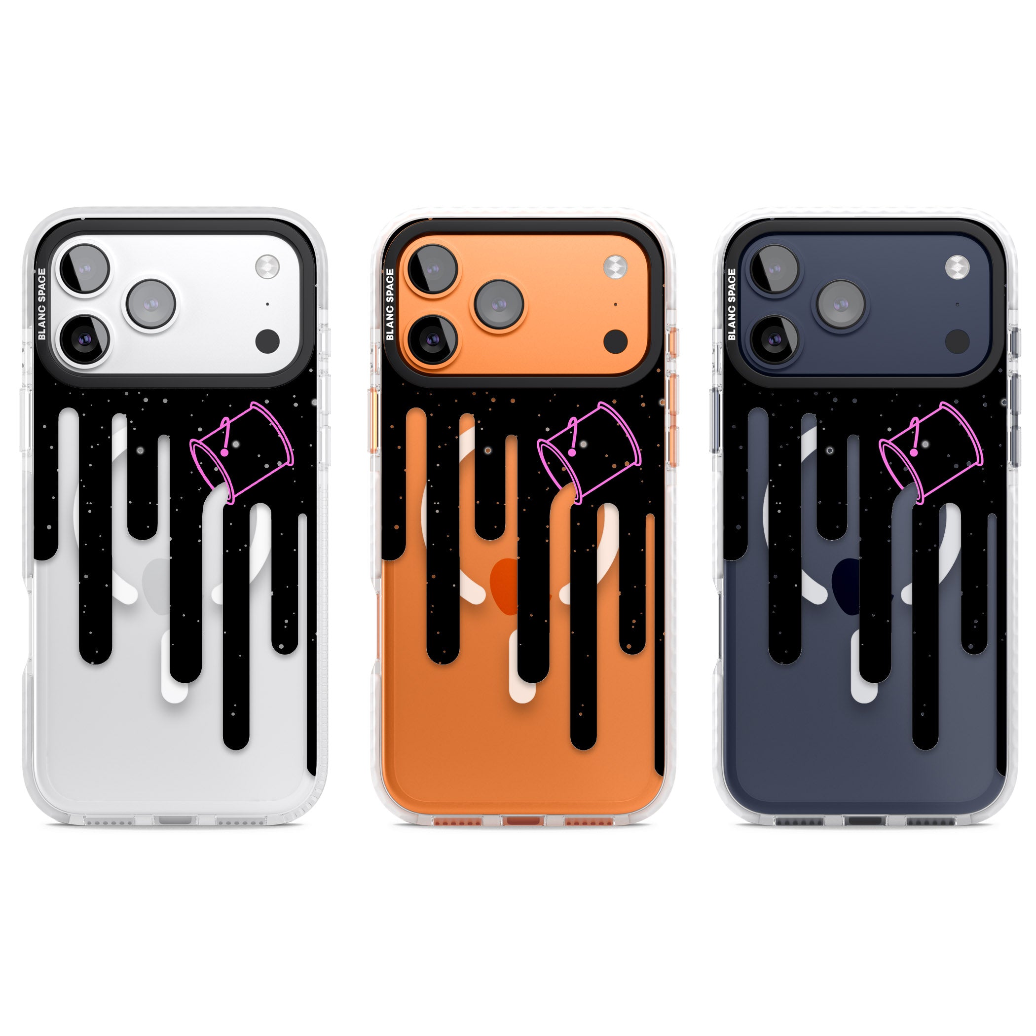 Cosmic Drip iPhone 17 Pro Impact Pro Clear Phone Case APT Impact Protection