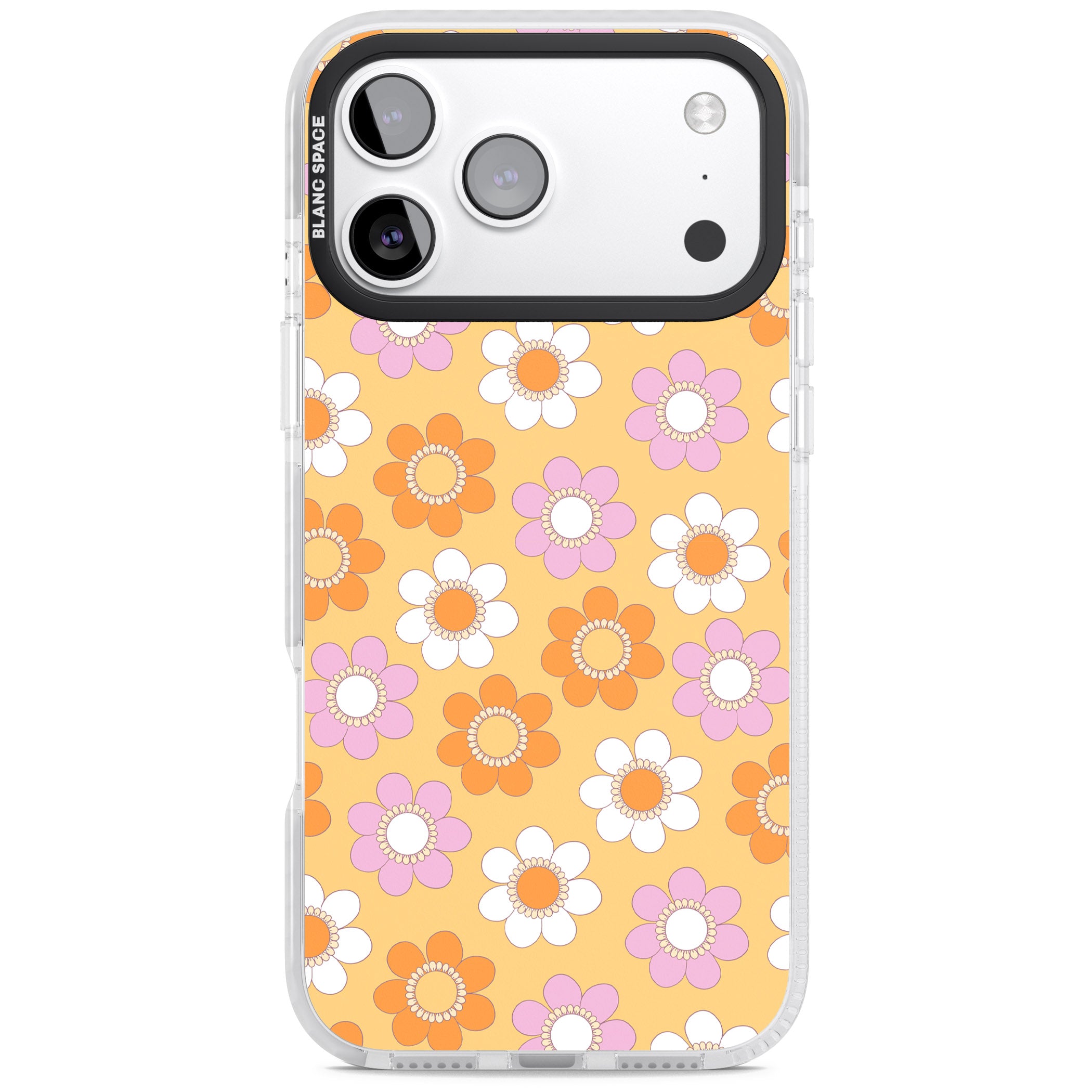 Sunny Flower Mix iPhone 17 Pro Impact Pro Clear Phone Case