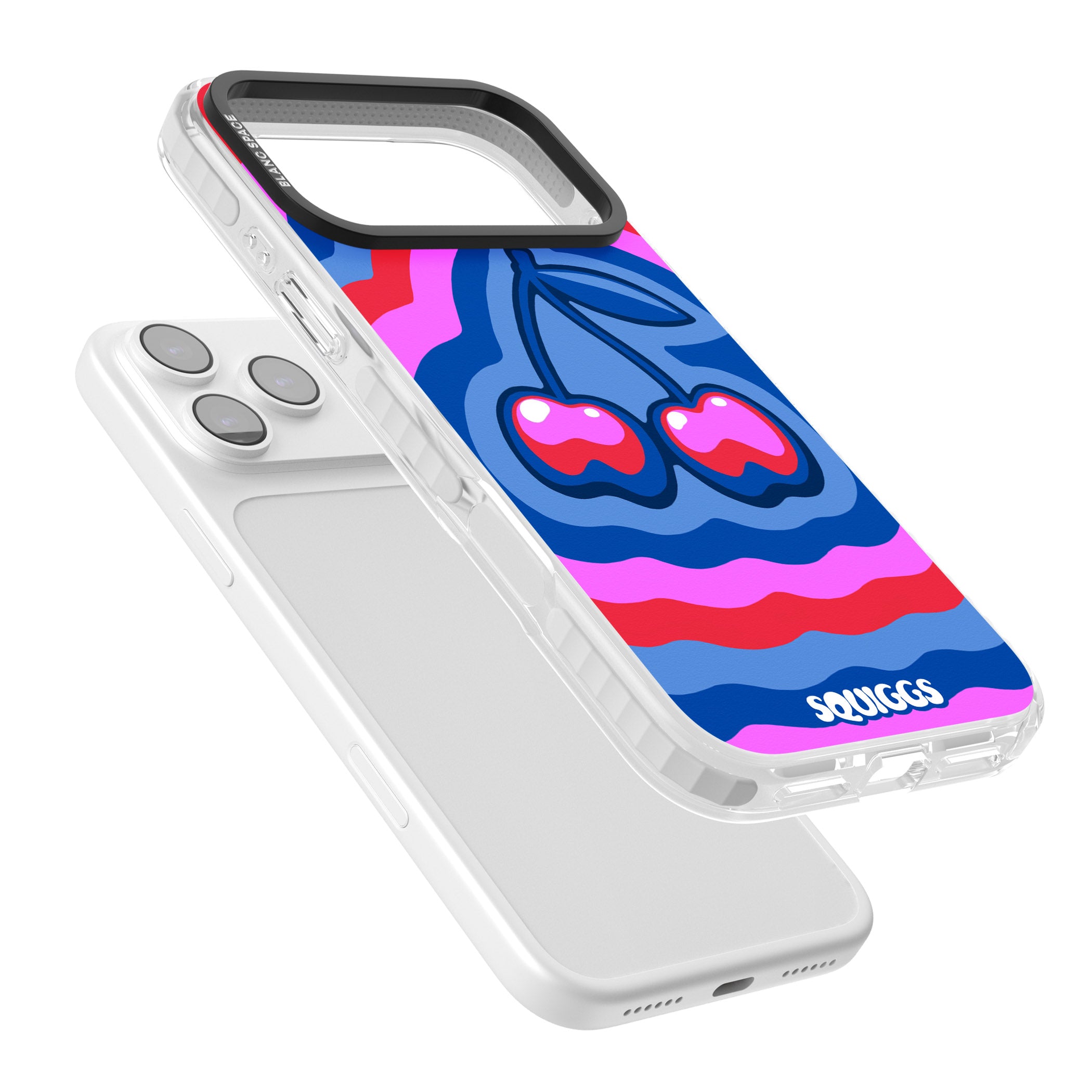 Cherry Rainbow iPhone 17 Pro Impact Pro Clear Phone Case Colours