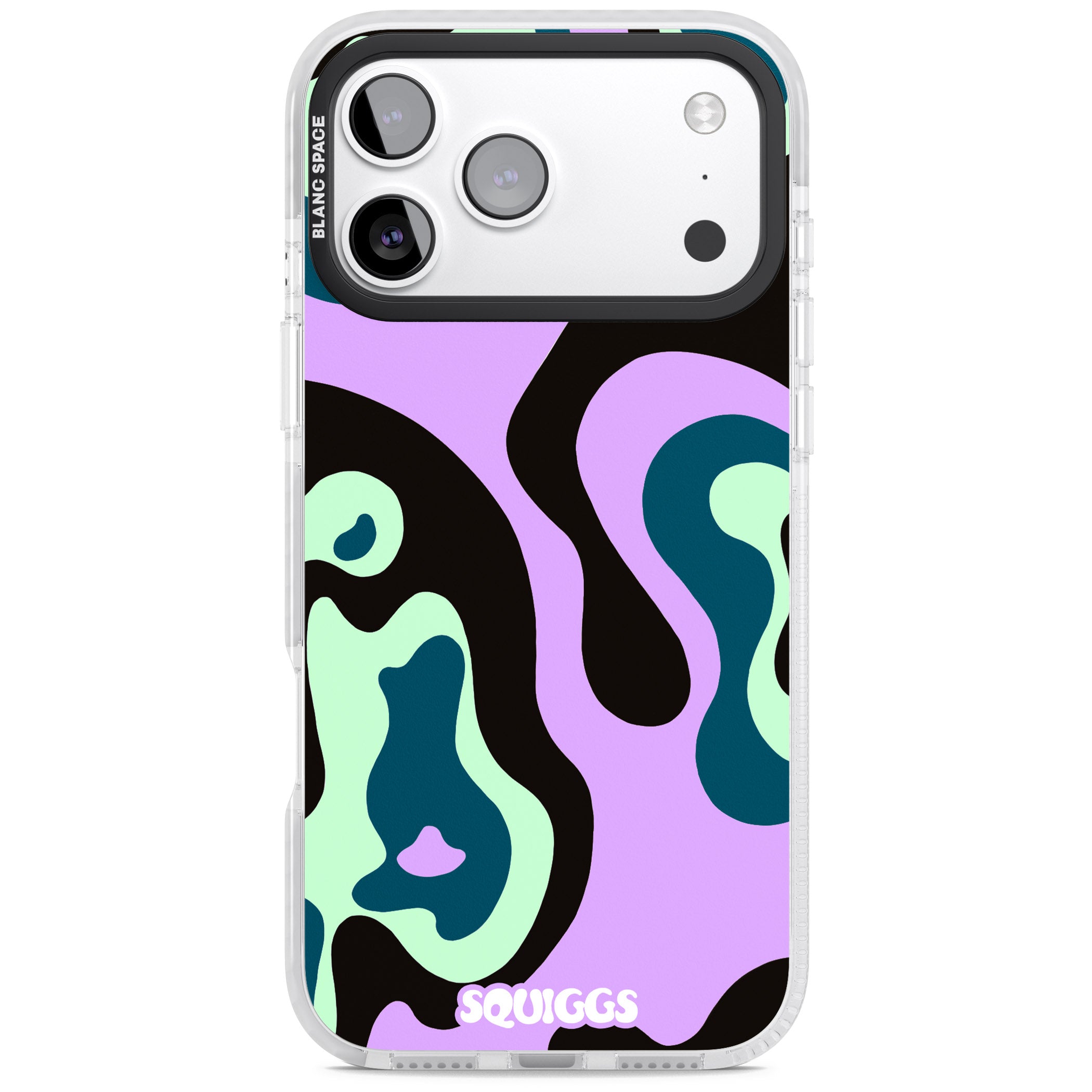Purple River iPhone 17 Pro Impact Pro Clear Phone Case