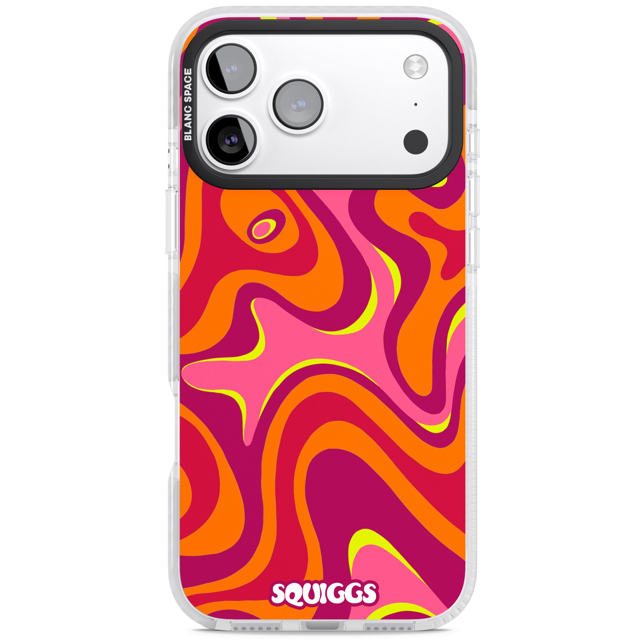 Hot Lava iPhone 17 Pro Impact Pro Clear Phone Case