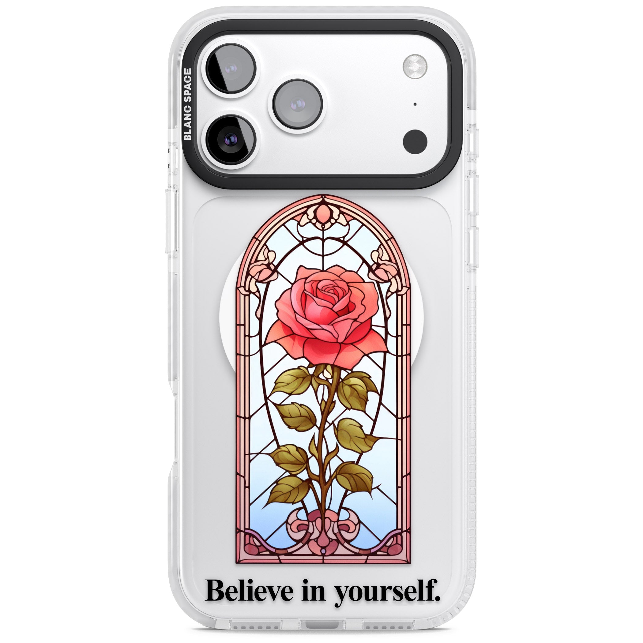 Believe In Yourself iPhone 17 Pro Impact Pro Clear Phone Case