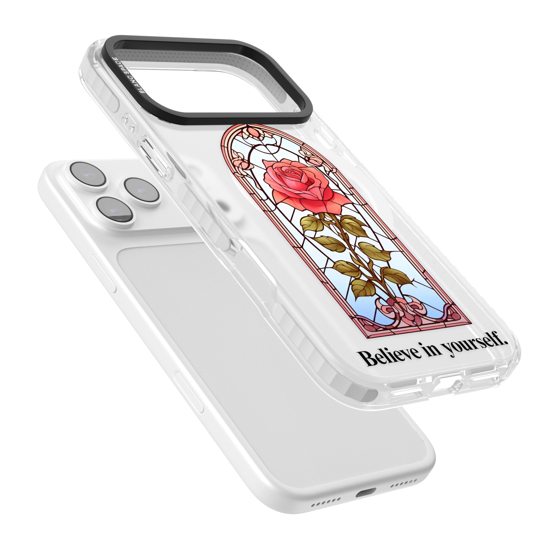 Believe In Yourself iPhone 17 Pro Max Impact Pro Clear Phone Case Colours