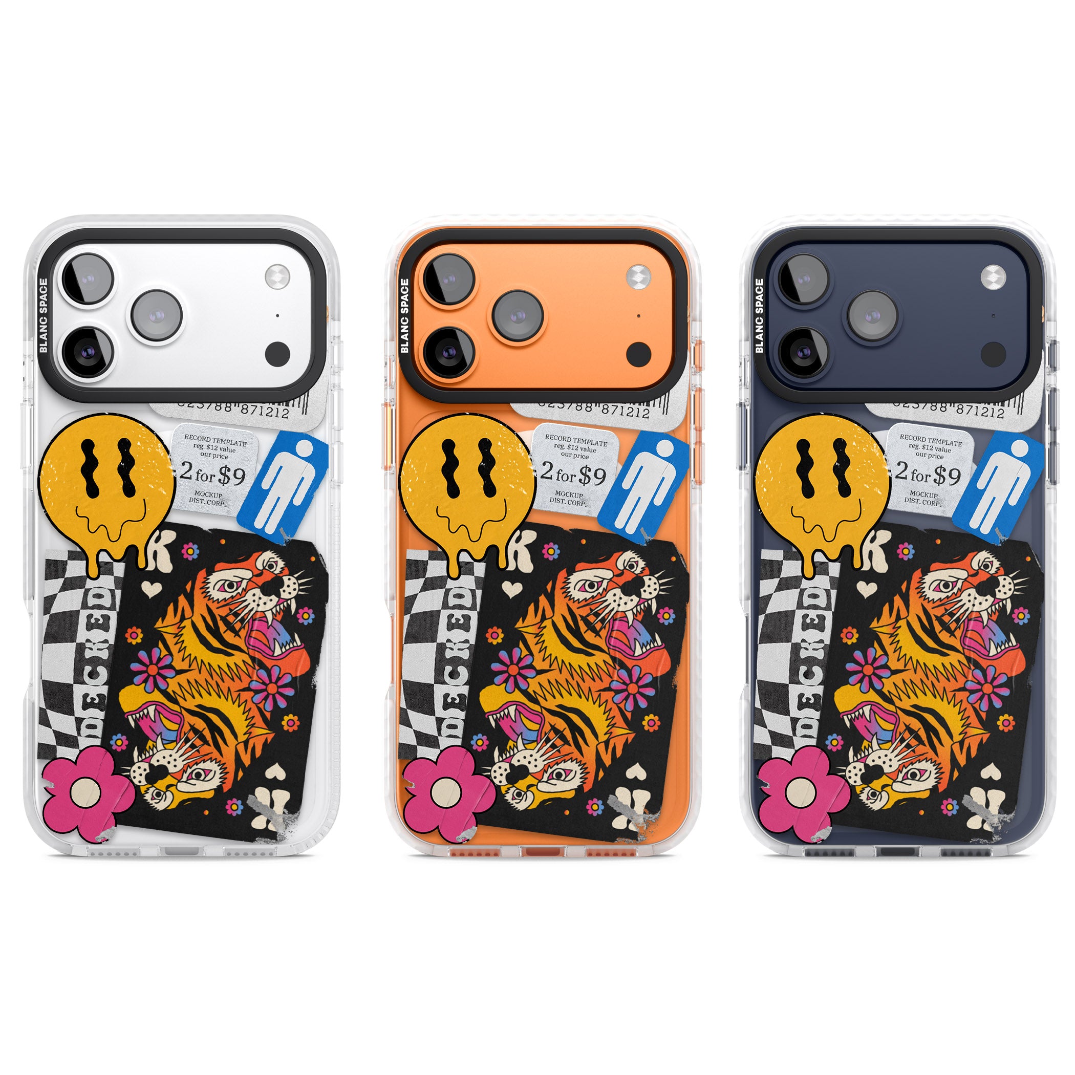 Electric Vibes iPhone 17 Pro Impact Pro Clear Phone Case APT Impact Protection