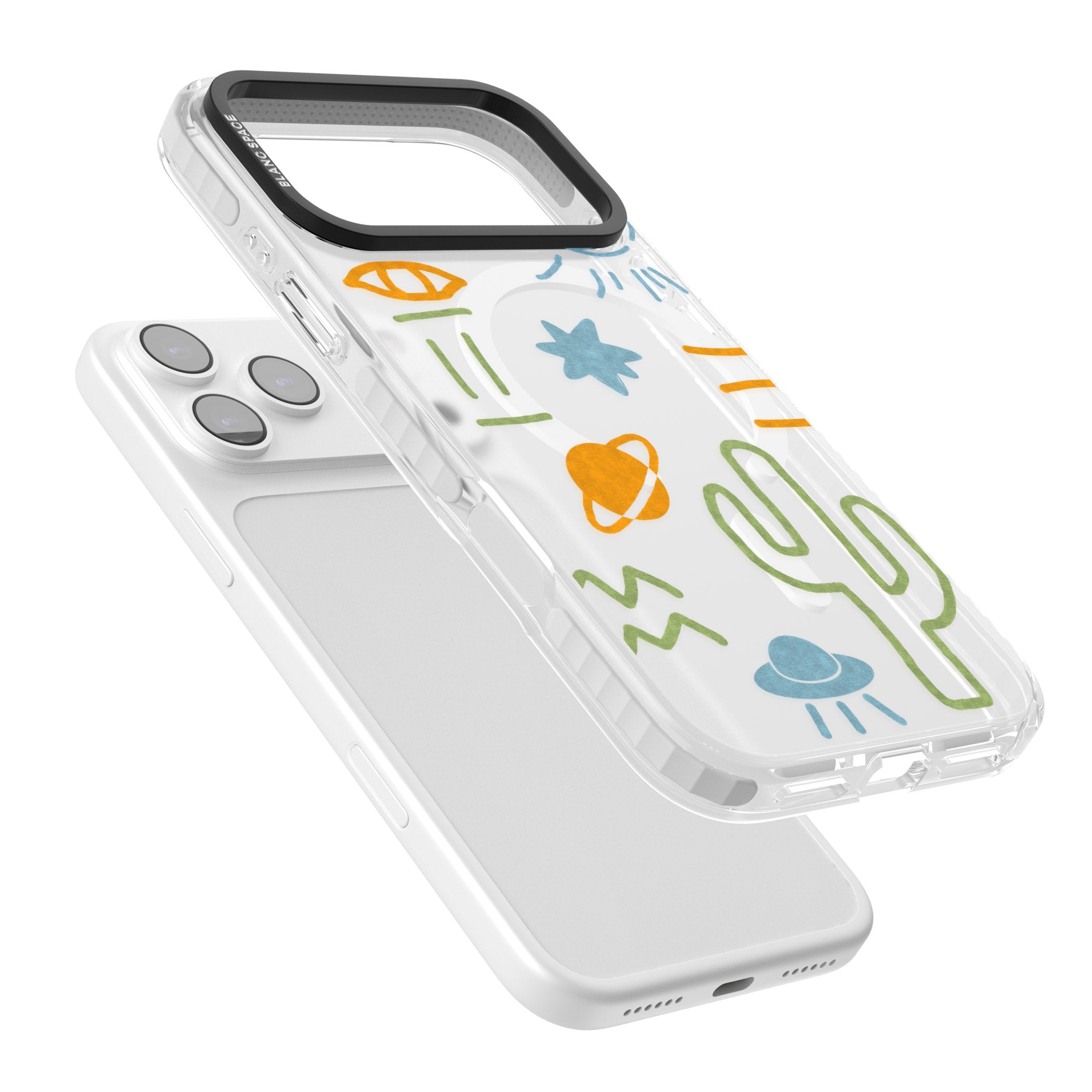 Summer Heat iPhone 17 Pro Max Impact Pro Clear Phone Case Colours