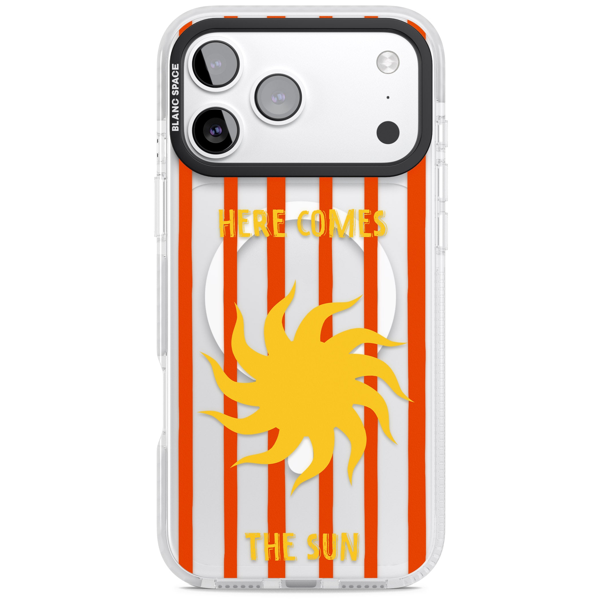 Here Comes The Sun iPhone 17 Pro Impact Pro Clear Phone Case