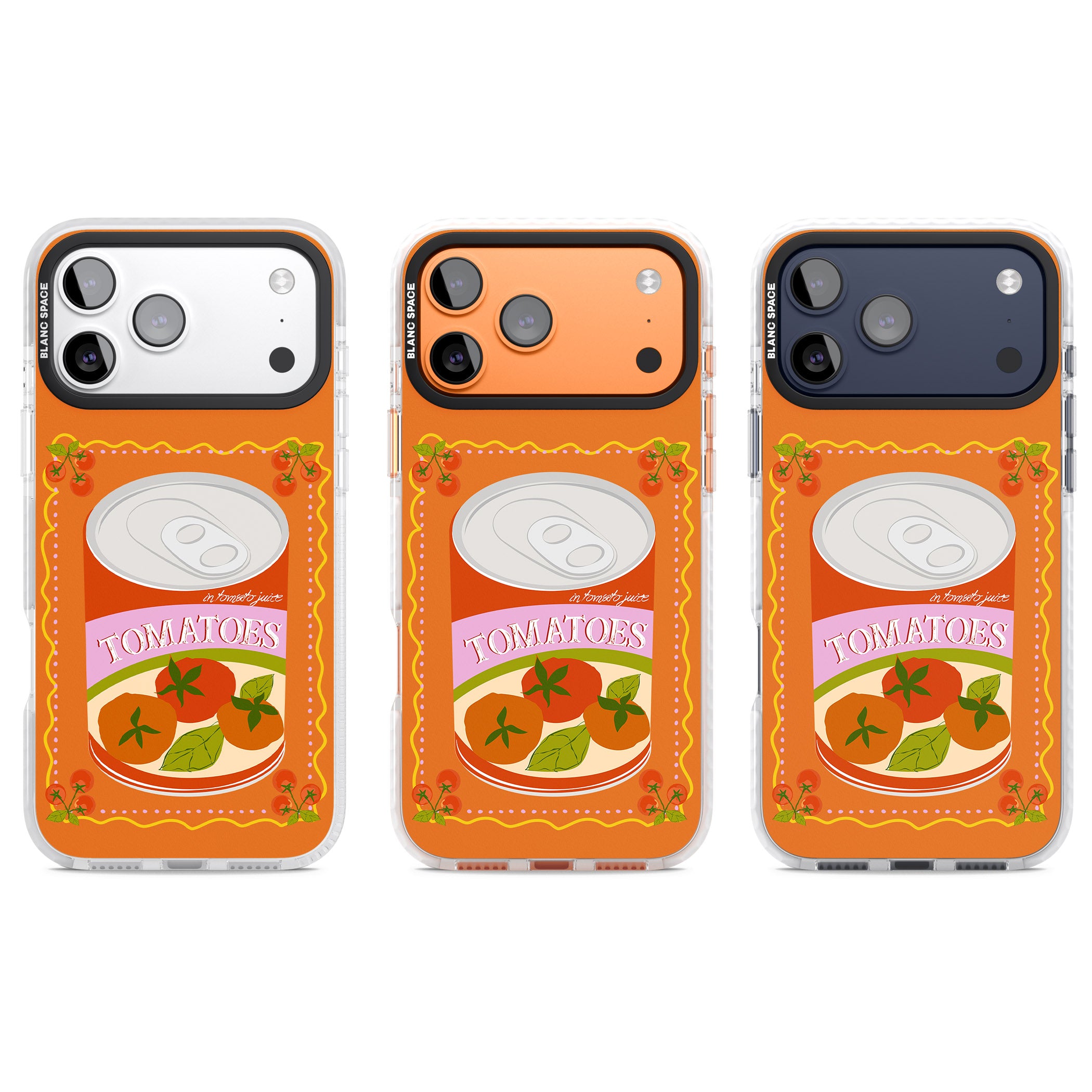 Tomato Soup Can iPhone 17 Pro Impact Pro Clear Phone Case APT Impact Protection