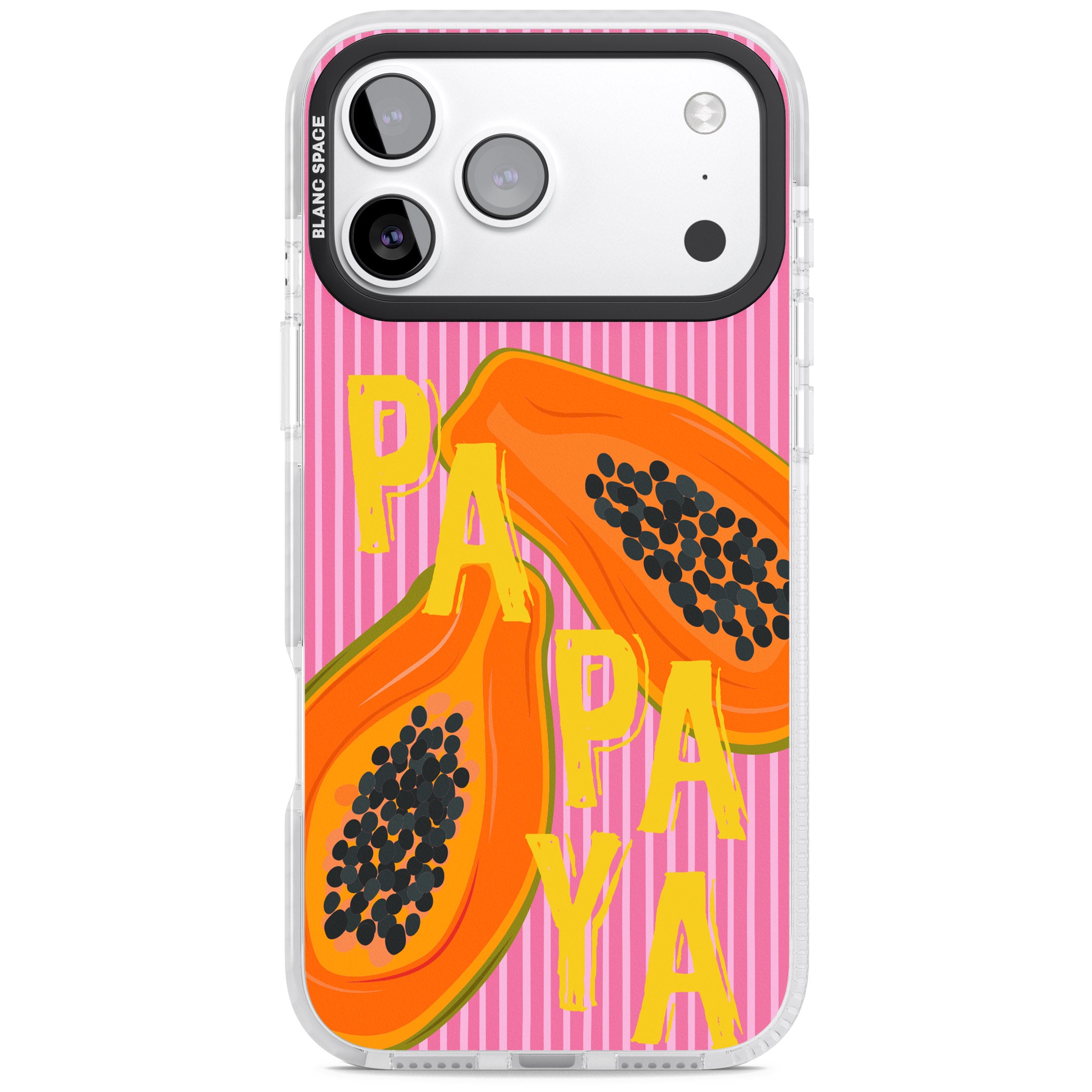Papaya iPhone 17 Pro Impact Pro Clear Phone Case