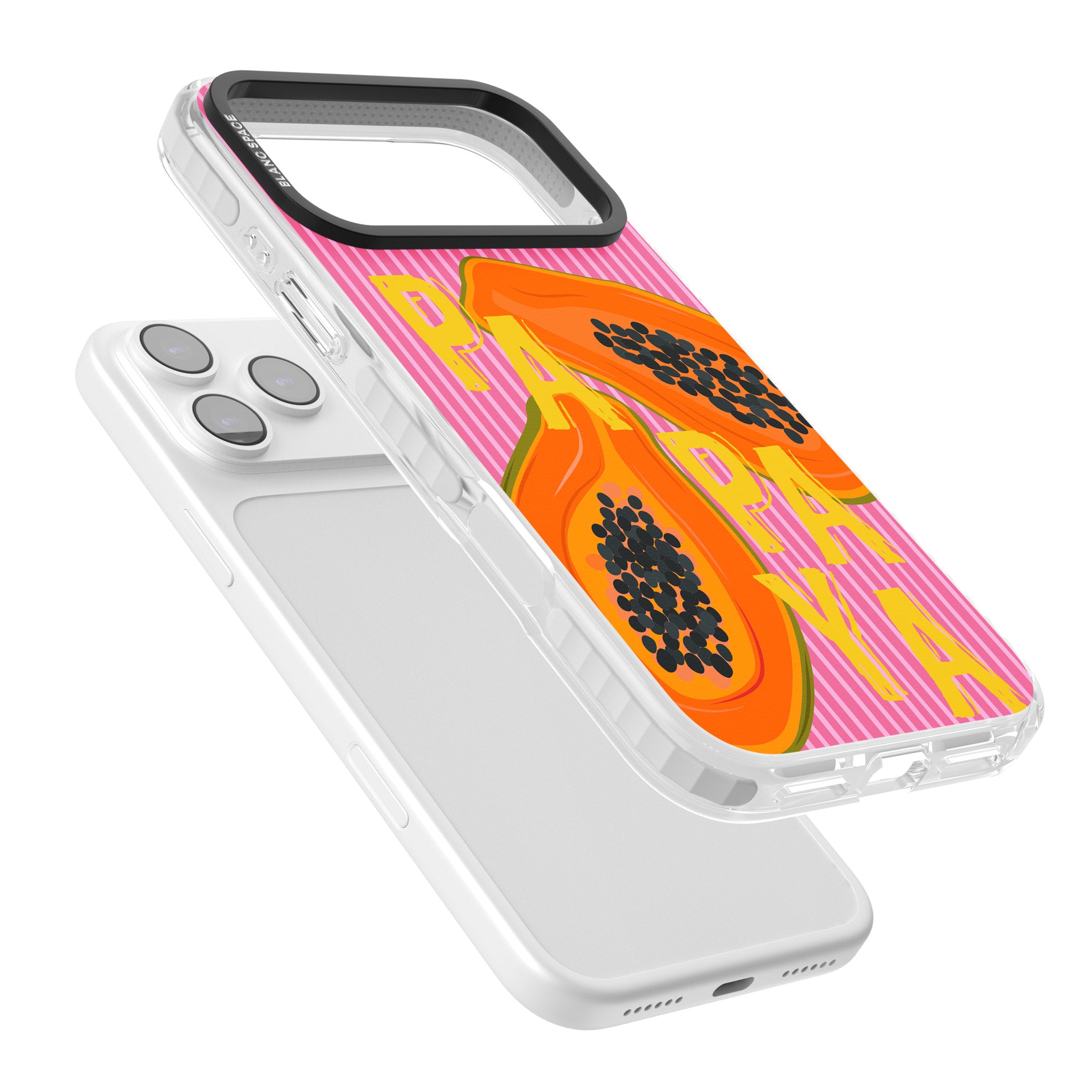 Papaya iPhone 17 Pro Impact Pro Clear Phone Case Colours