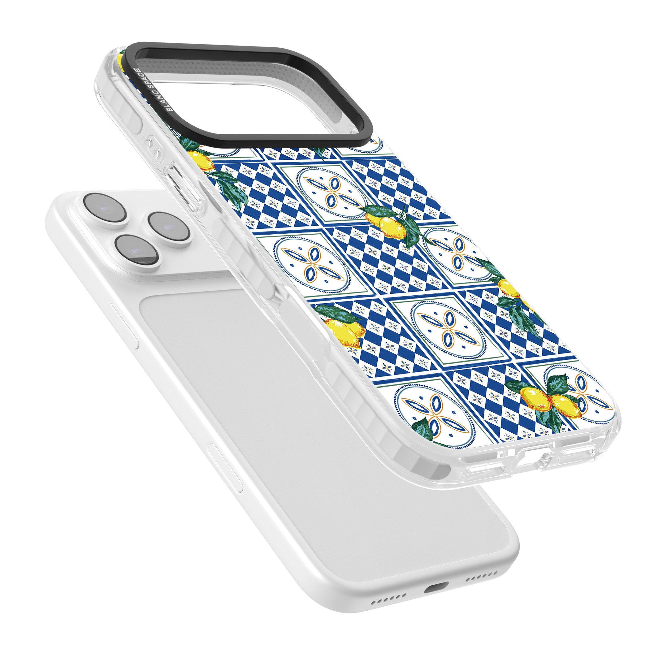 Lemon Tiles iPhone 17 Pro Impact Pro Clear Phone Case Colours