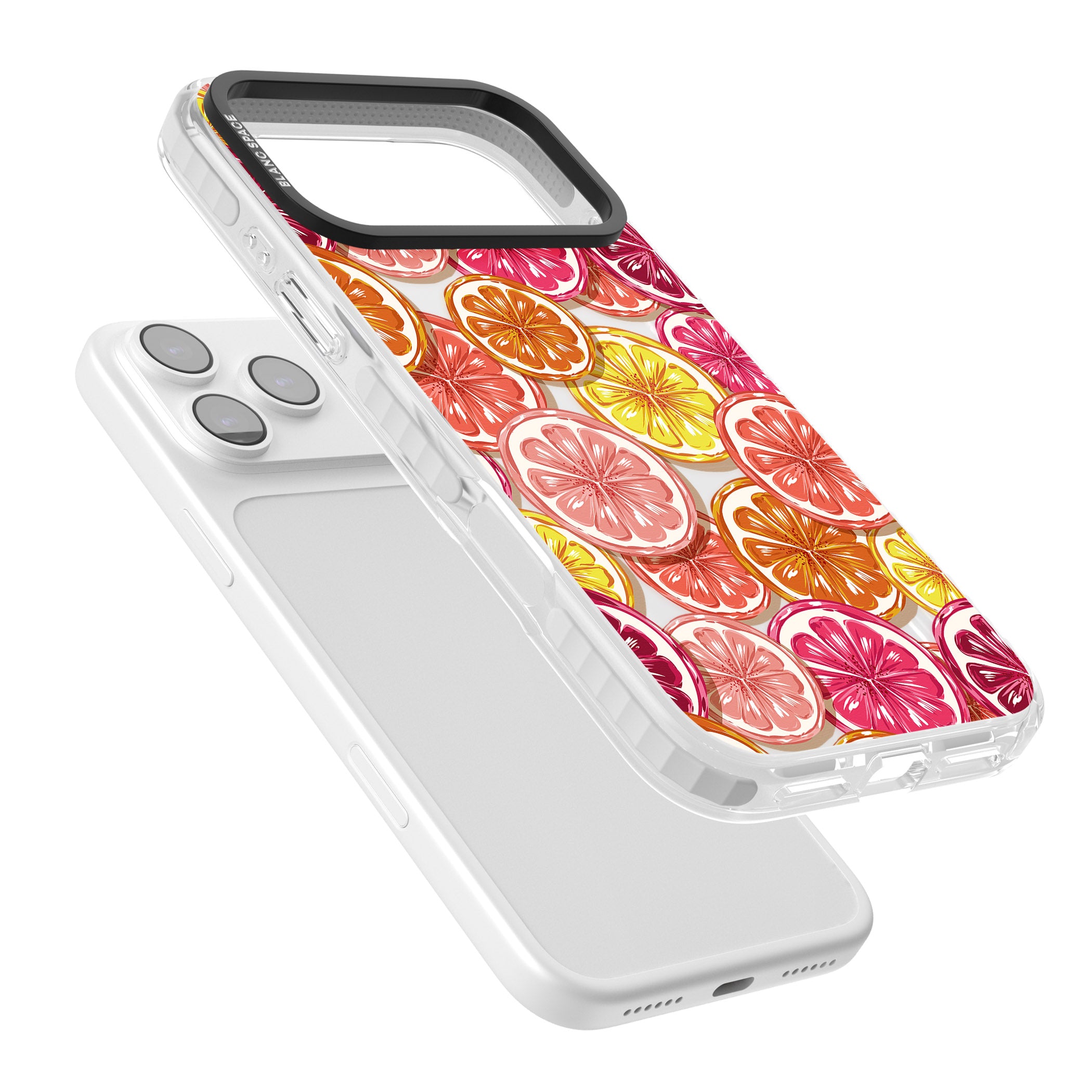 Citrus Fiesta iPhone 17 Pro Impact Pro Clear Phone Case Colours