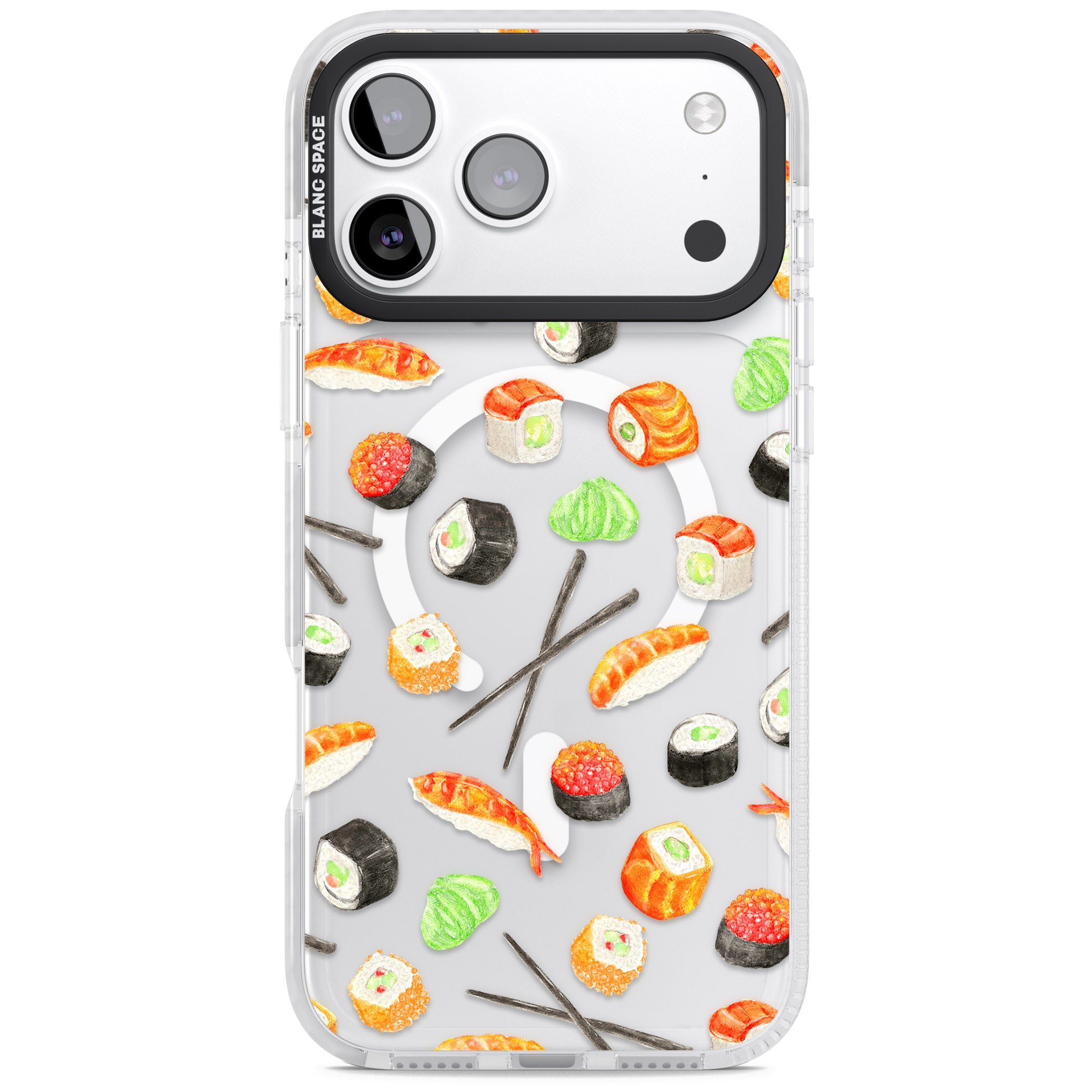 Sushi iPhone 17 Pro Impact Pro Clear Phone Case