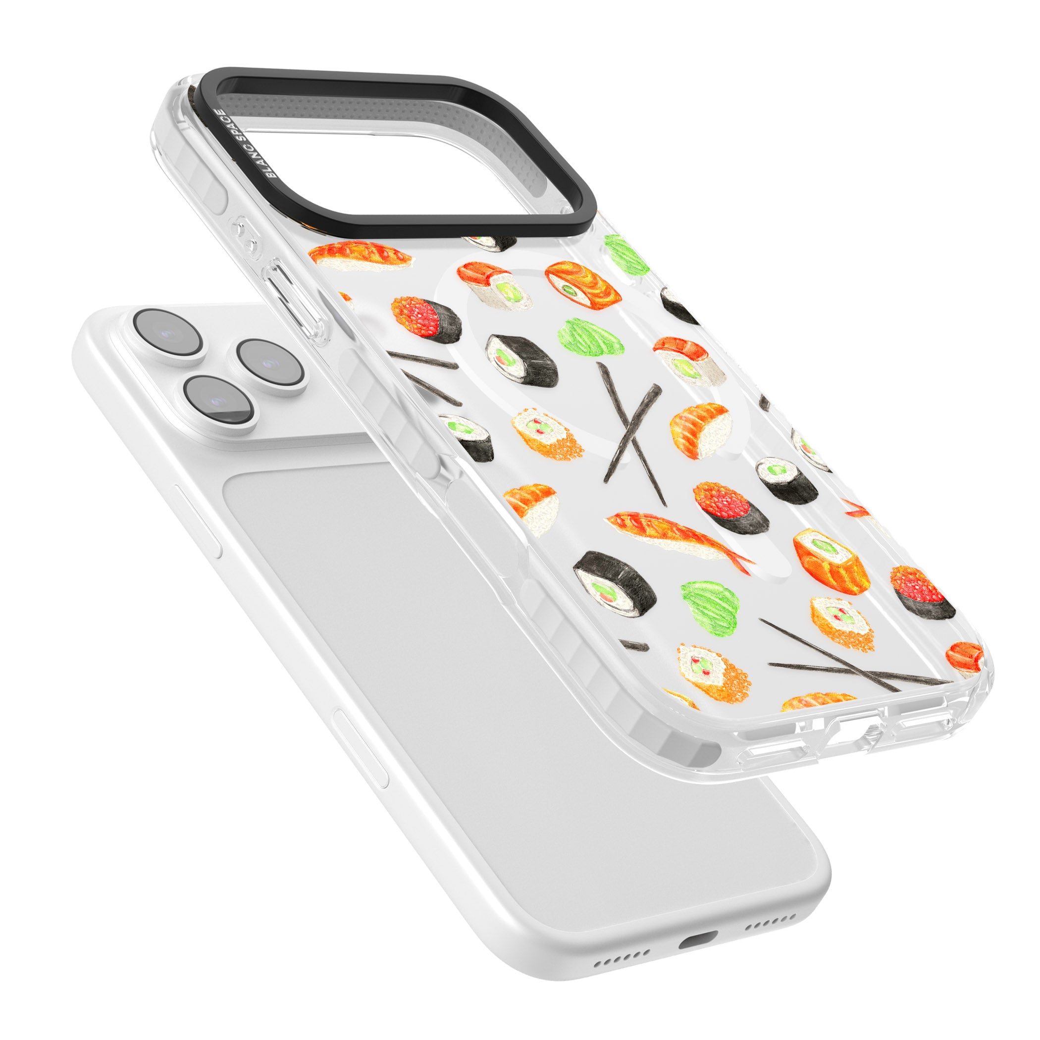 Sushi iPhone 17 Pro Impact Pro Clear Phone Case Colours