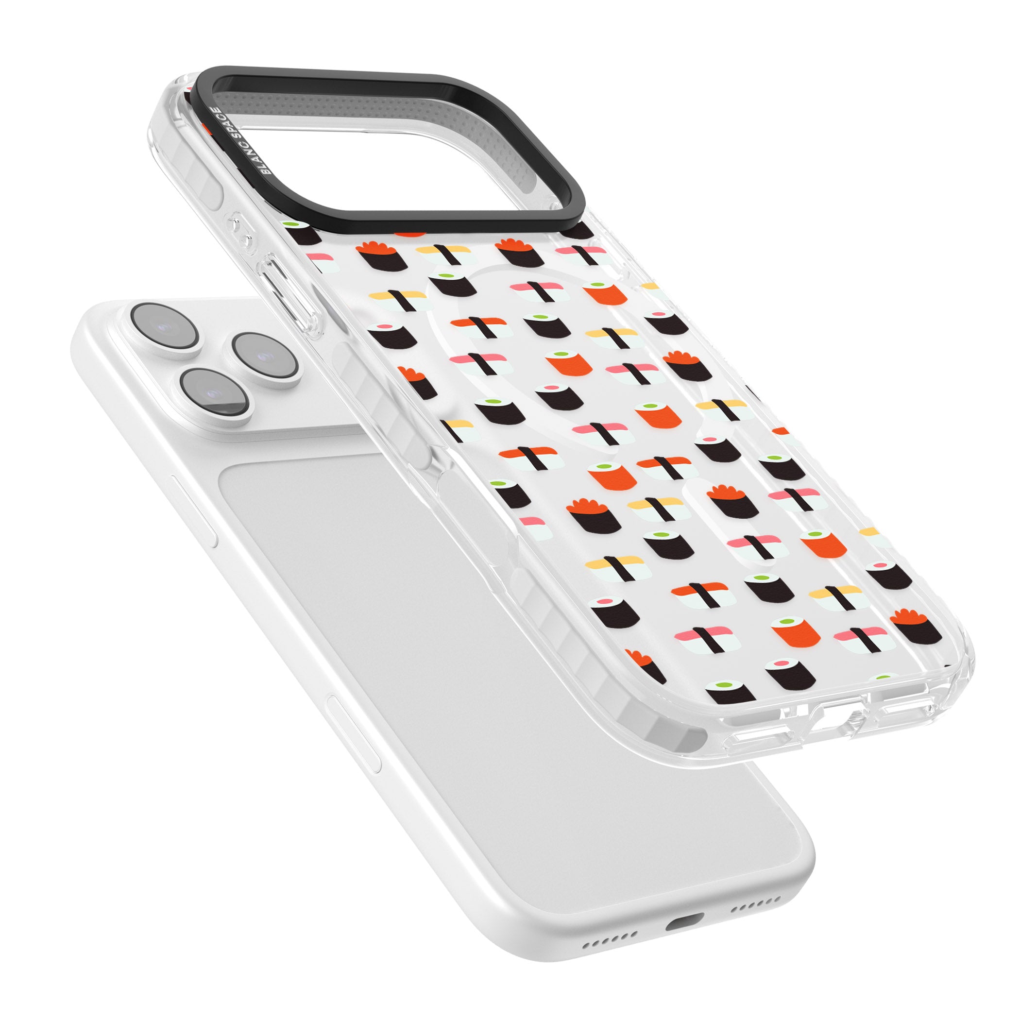 Sushi Pop iPhone 17 Pro Impact Pro Clear Phone Case Colours