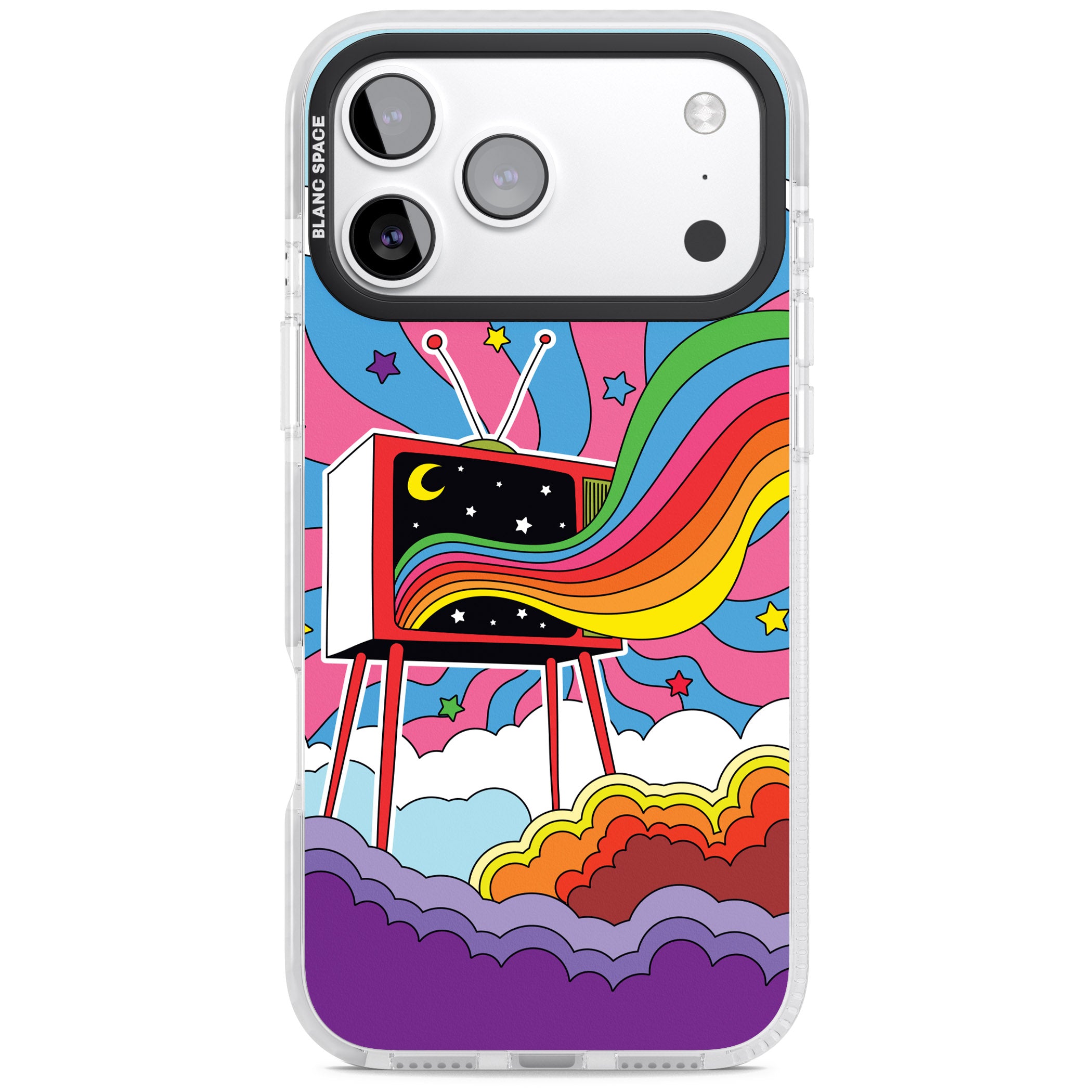 Tv Captivation iPhone 17 Pro Impact Pro Clear Phone Case