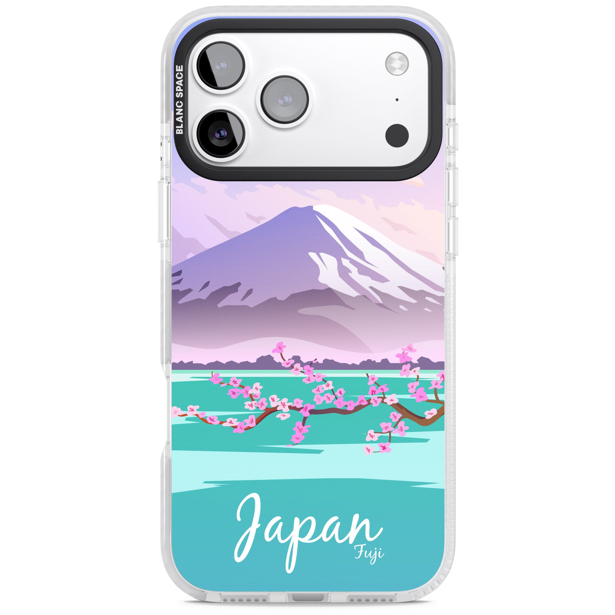 Vintage Travel Poster Japan iPhone 17 Pro Impact Pro Clear Phone Case