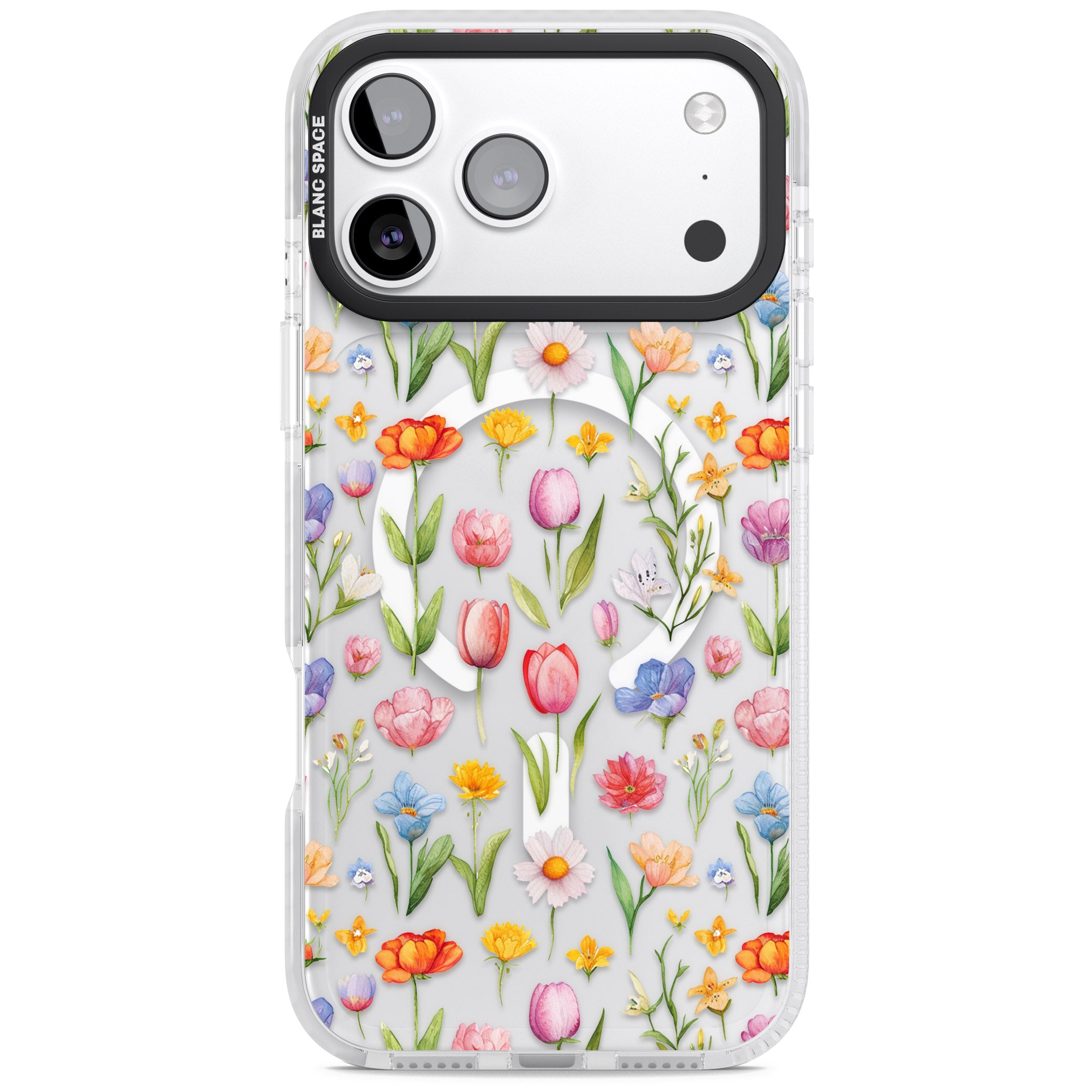Small Flower Mix iPhone 17 Pro Impact Pro Clear Phone Case