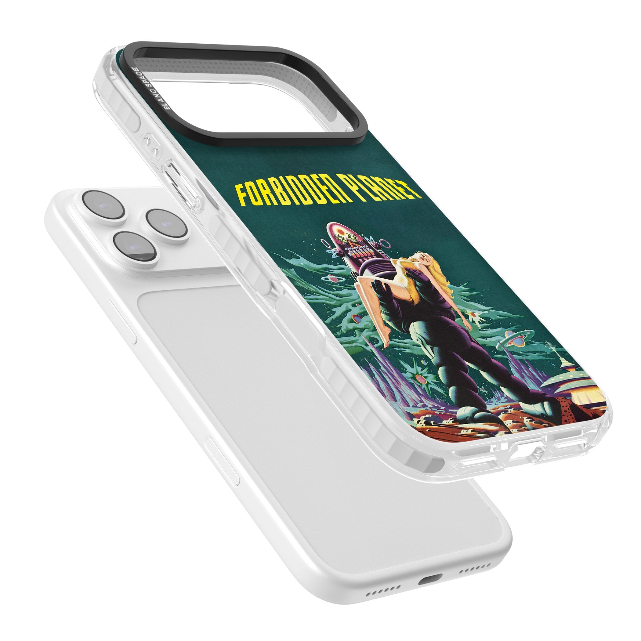 Forbidden Planet Poster iPhone 17 Pro Impact Pro Clear Phone Case Colours
