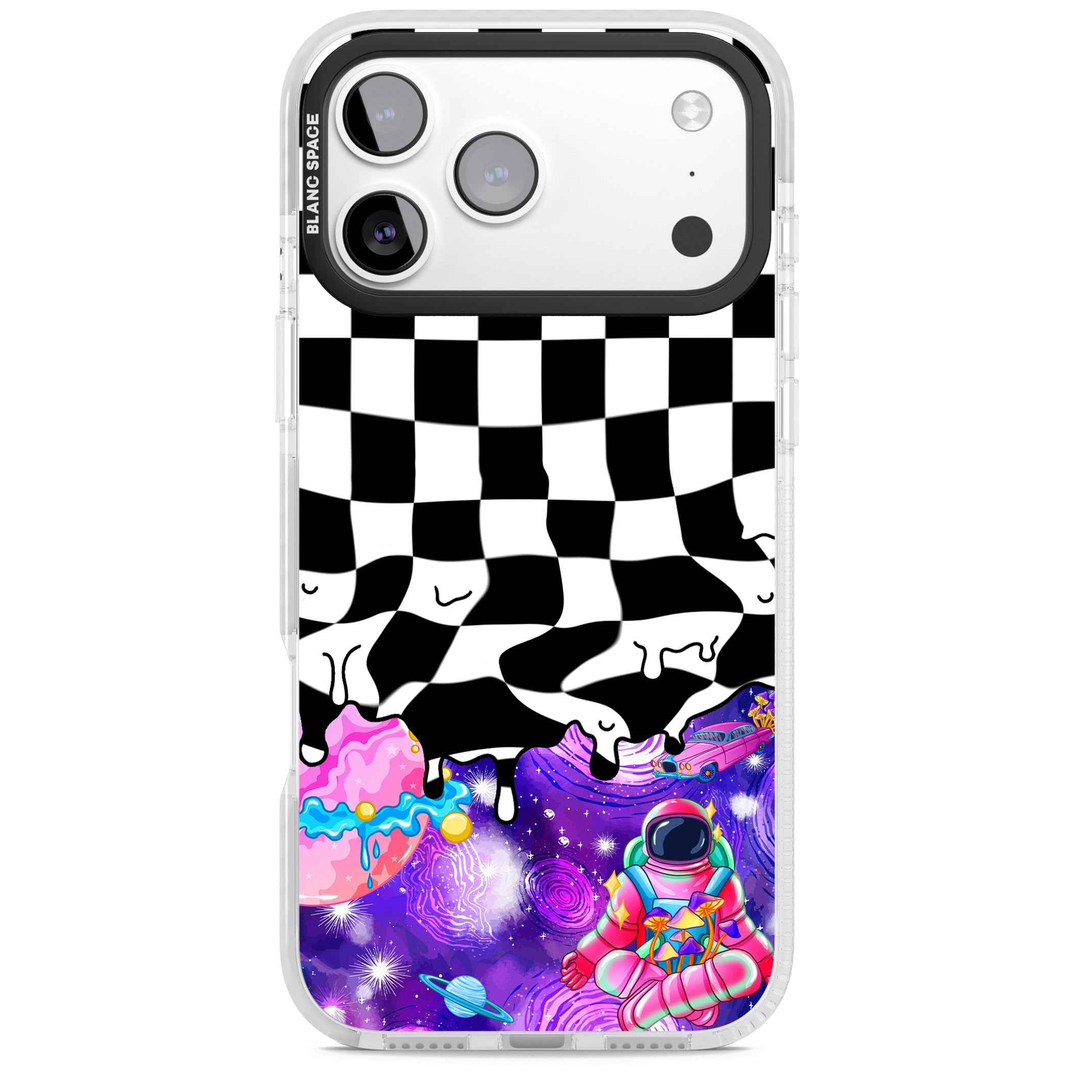 Washed Out iPhone 17 Pro Impact Pro Clear Phone Case