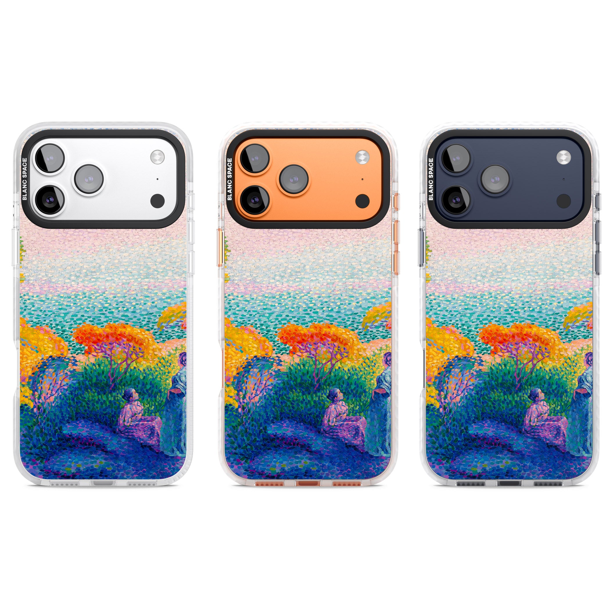 Two Women by the Shore iPhone 17 Pro Impact Pro Clear Phone Case APT Impact Protection
