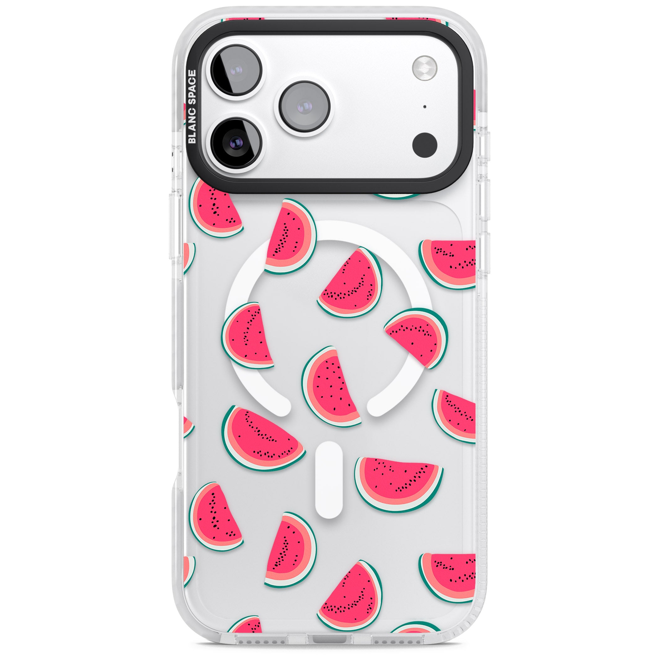 Watermelon Slices iPhone 17 Pro Impact Pro Clear Phone Case