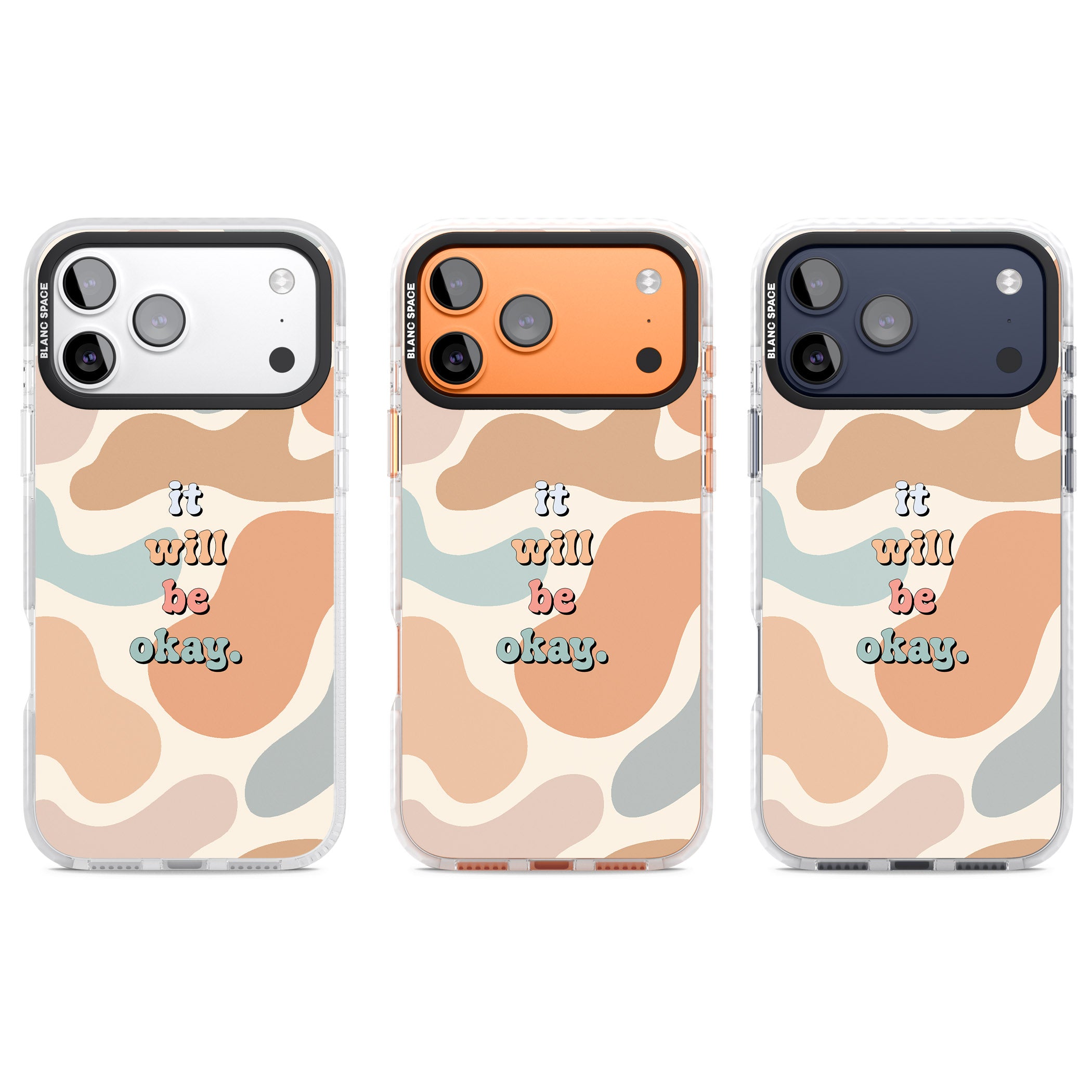 It Will Be Okay iPhone 17 Pro Impact Pro Clear Phone Case APT Impact Protection