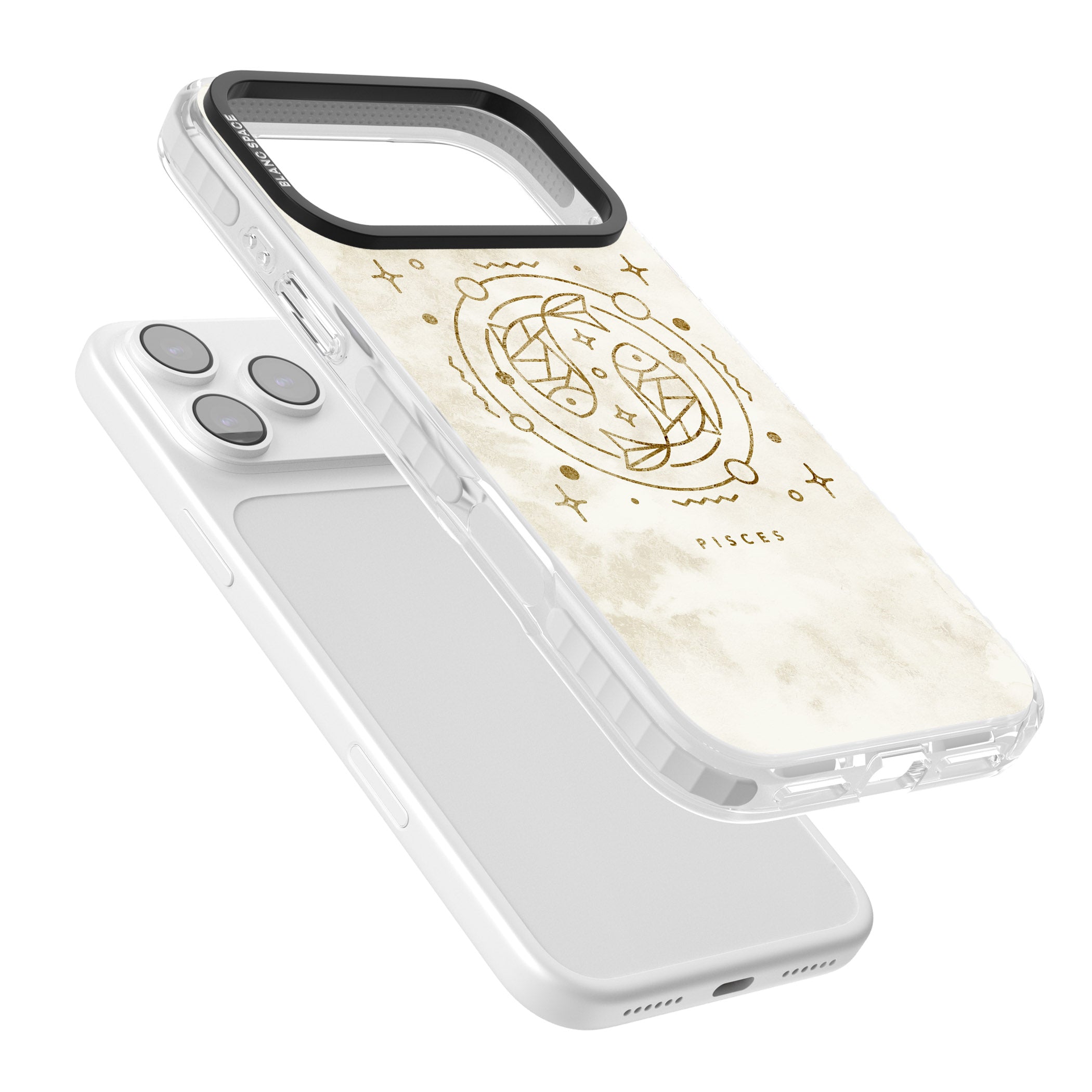 Pisces Emblem iPhone 17 Pro Impact Pro Clear Phone Case Colours