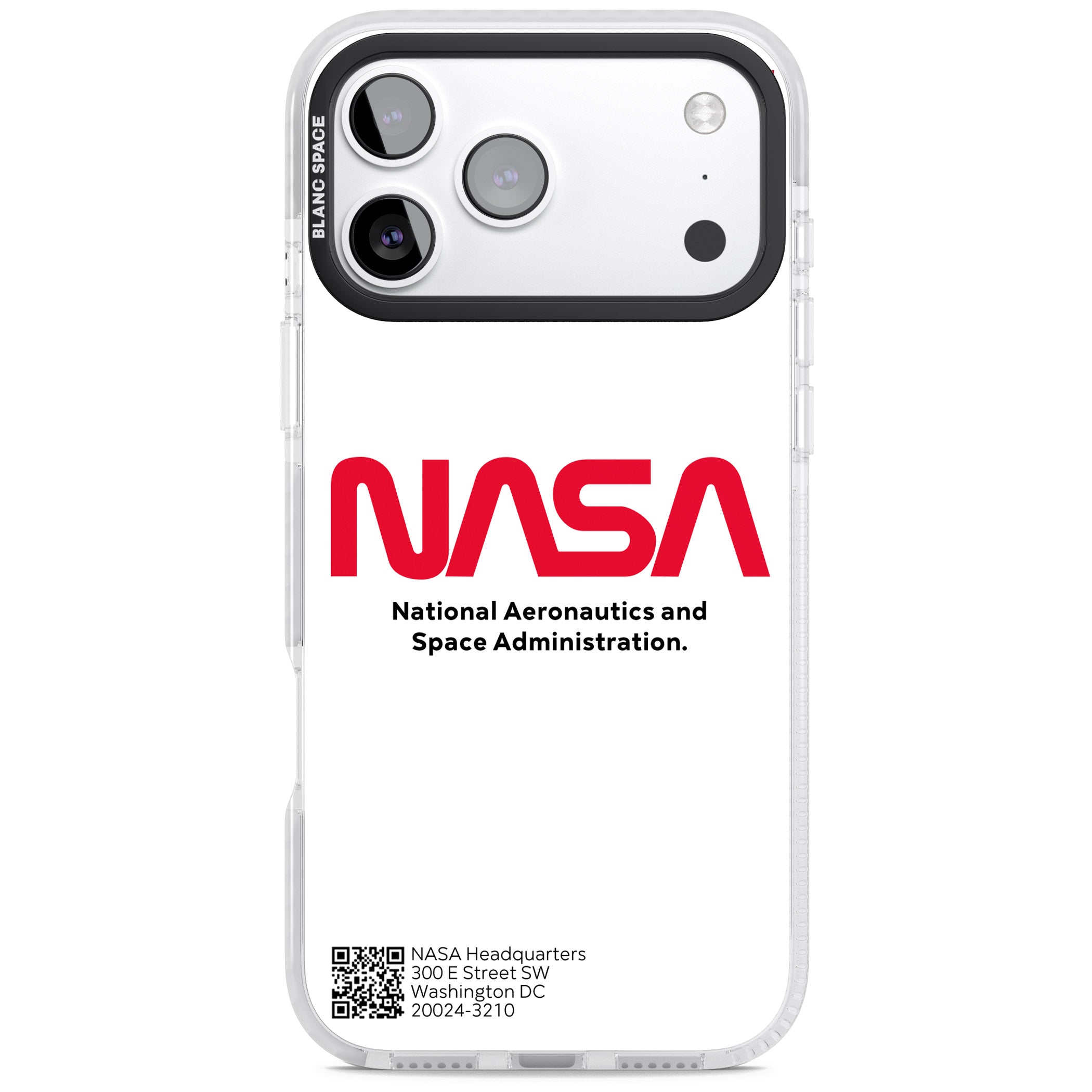 Nasa The Worm iPhone 17 Pro Impact Clear Phone Case