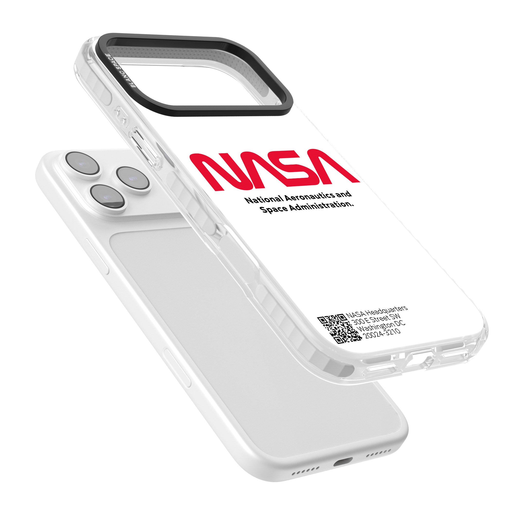 Nasa The Worm iPhone 17 Pro Impact Clear Phone Case Colours