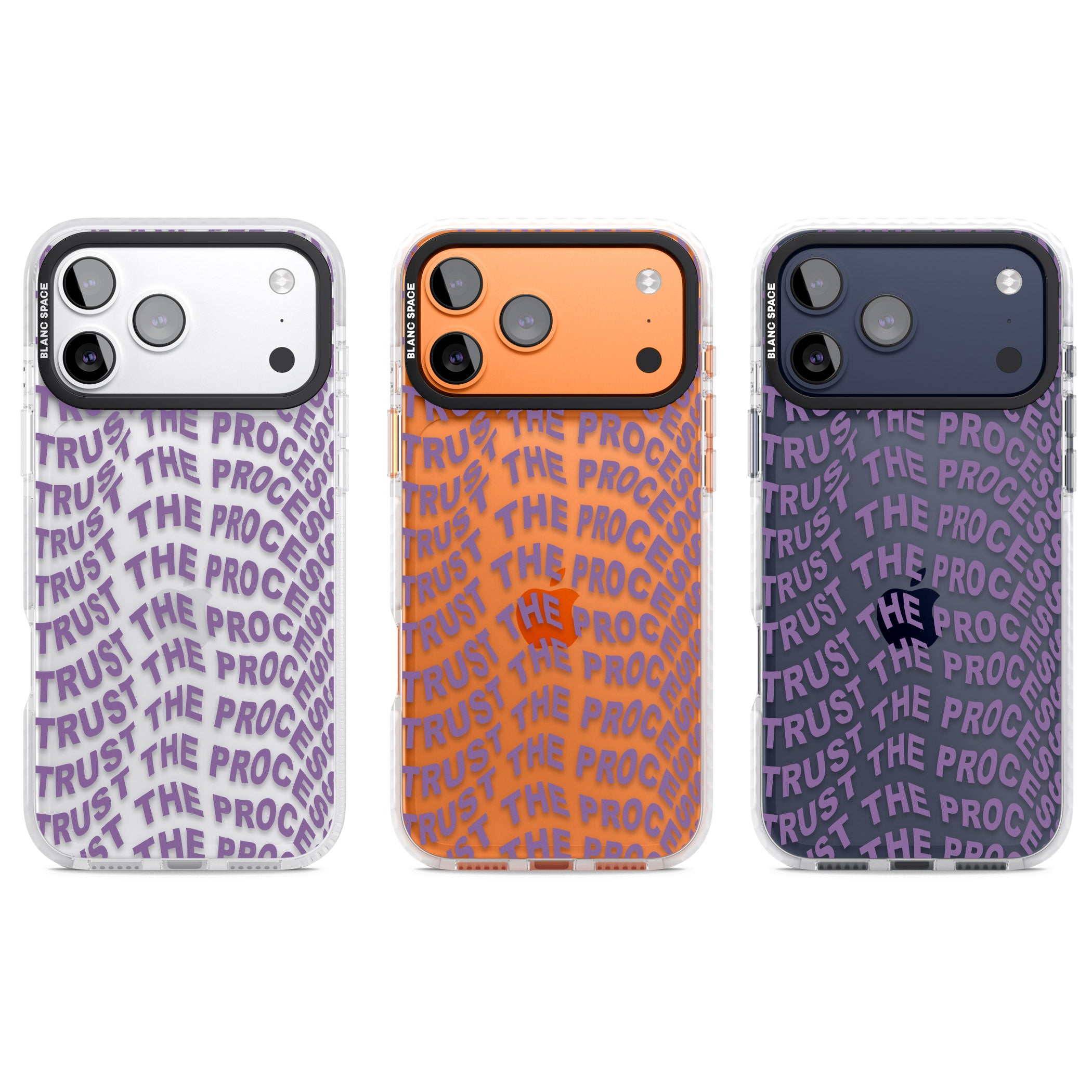 Trust The Process iPhone 17 Pro Impact Clear Phone Case APT Impact Protection