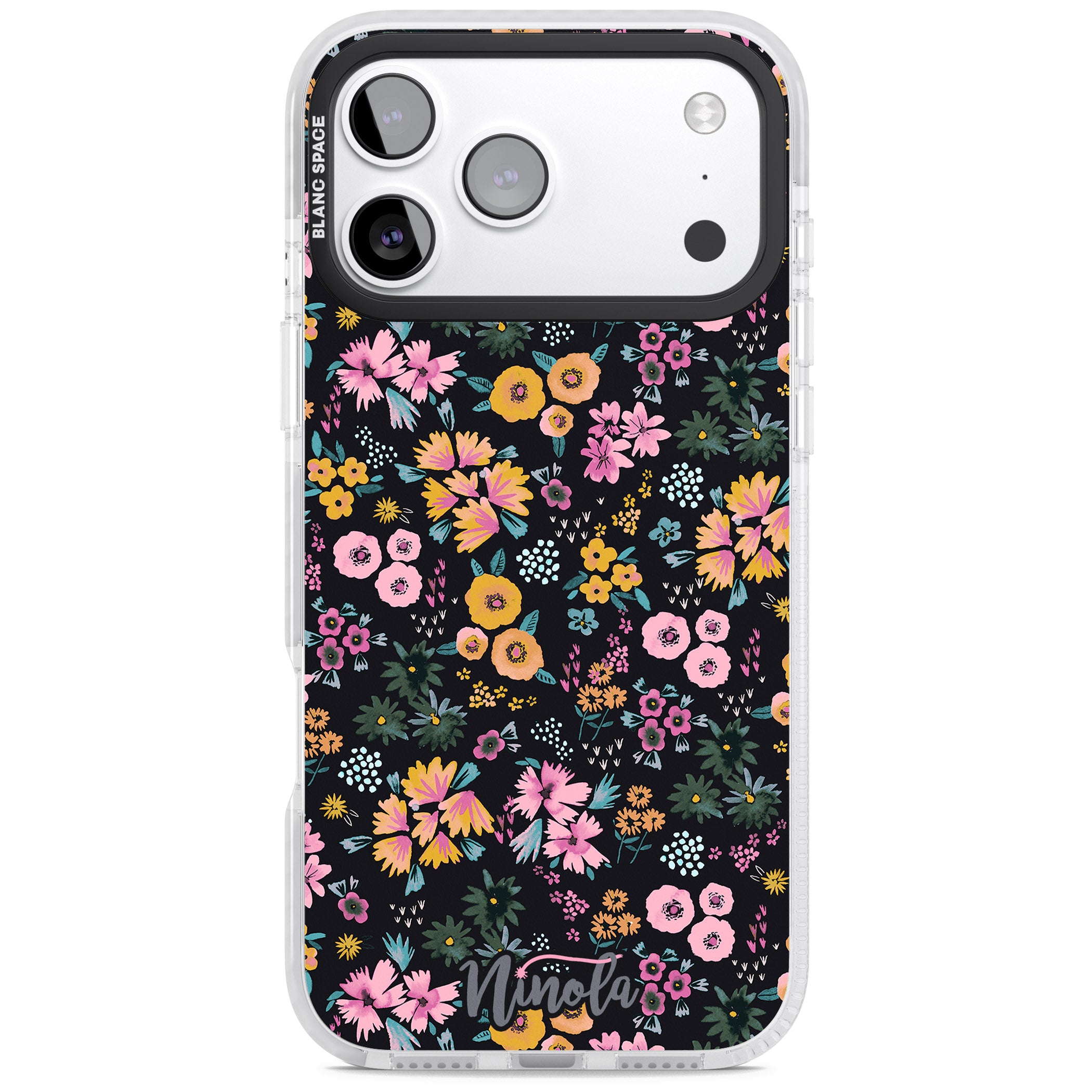 Blossom Field iPhone 17 Pro Max Impact Clear Phone Case